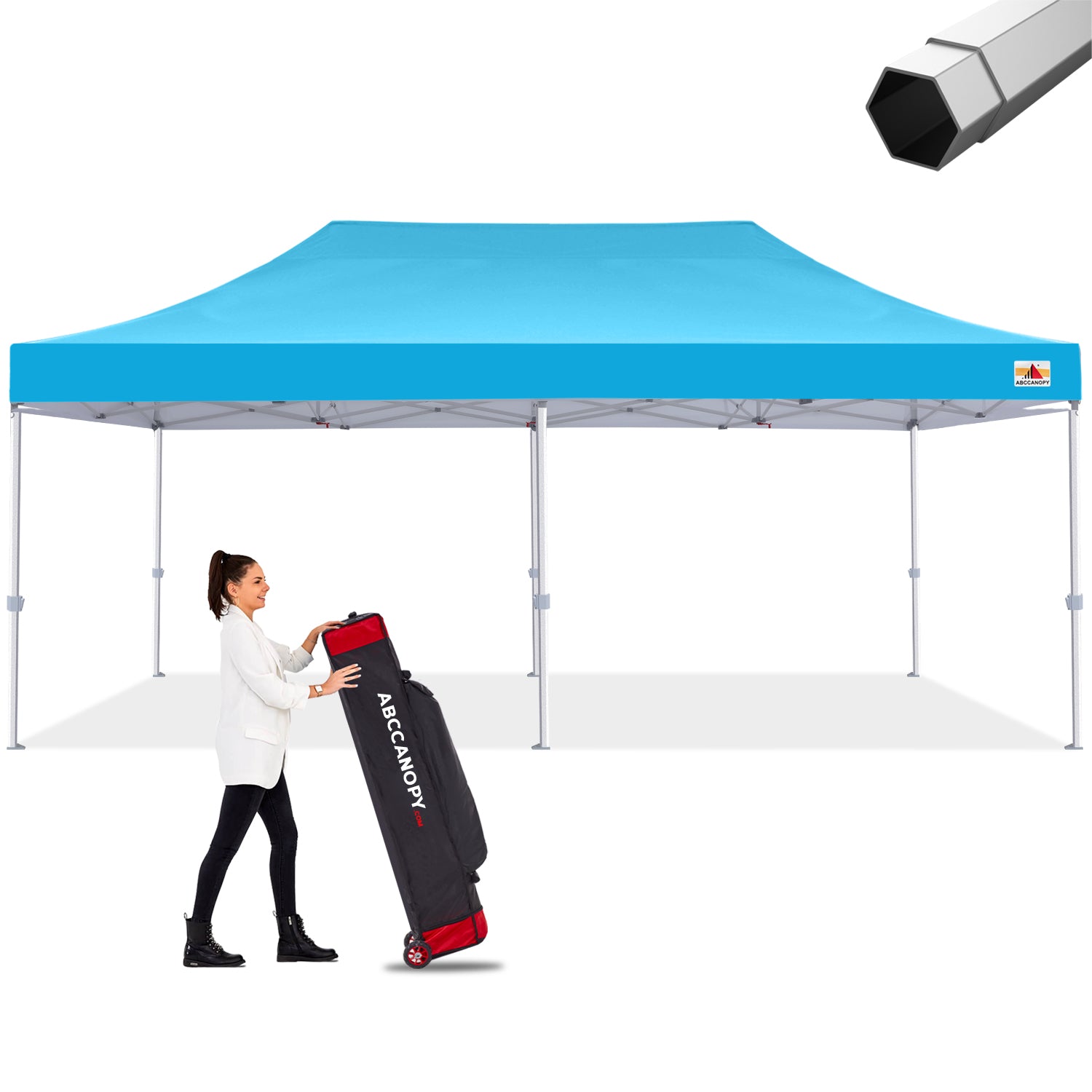 ABCCANOPY S2 Premium Heavy Duty 8x8/10x10/10x15/10x20 Pop Up Canopy Tent