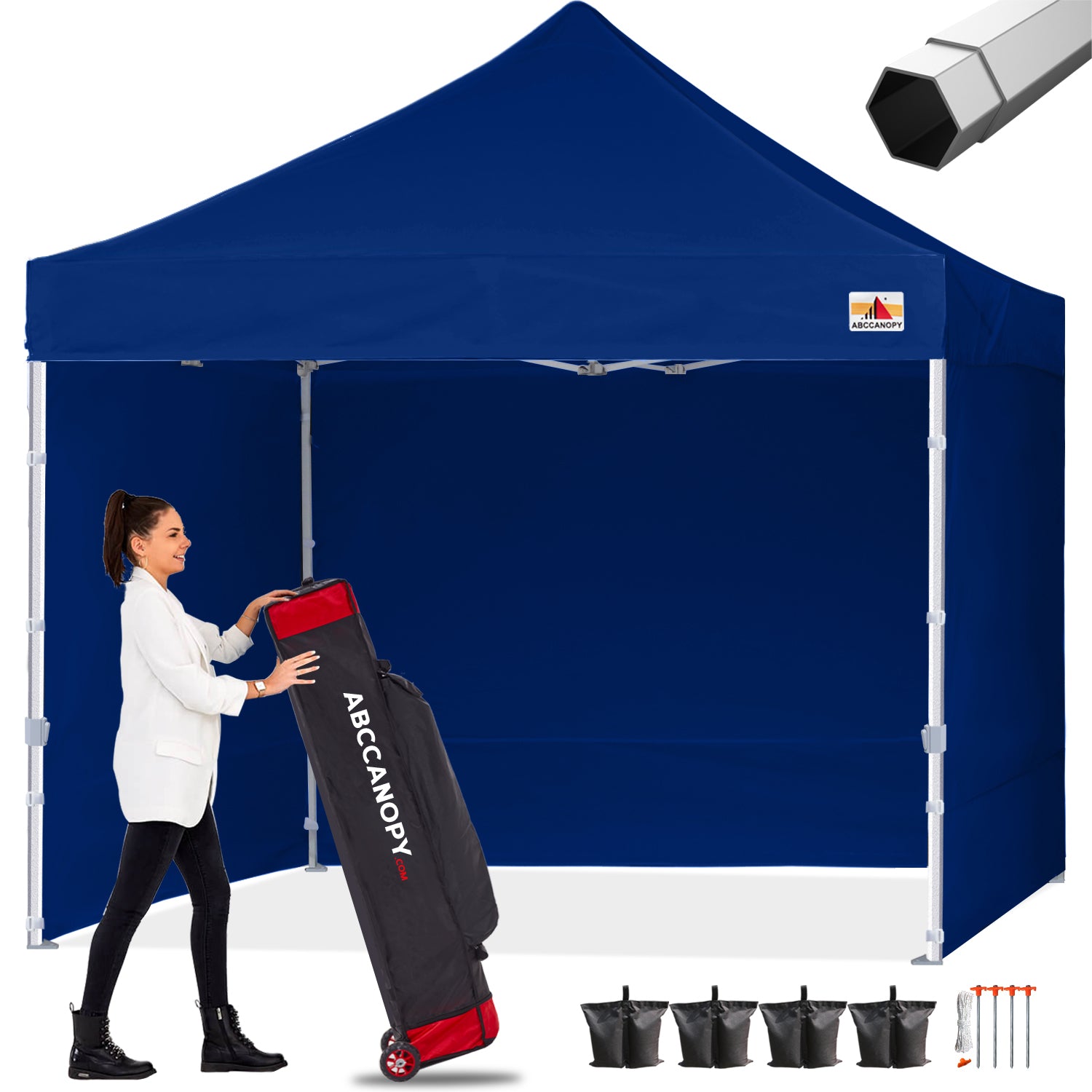 ABCCANOPY S2 Premium Heavy Duty 10x10/10x15/10x20 Canopy Tent with Sidewalls