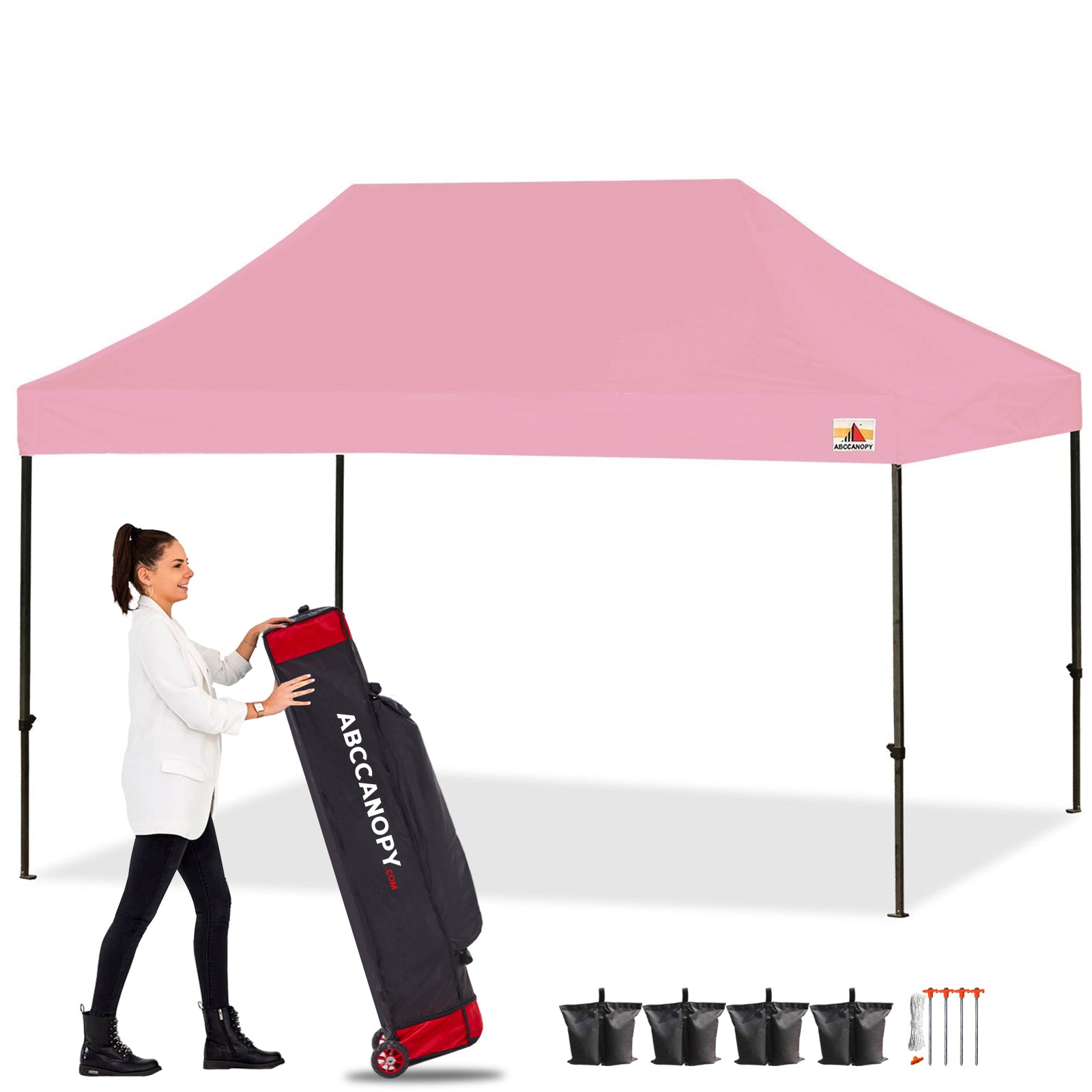 ABCCANOPY S1 Commercial Durable Easy Pop Up Canopy Tent 10x10/10x15/10x20 Instant Shelter