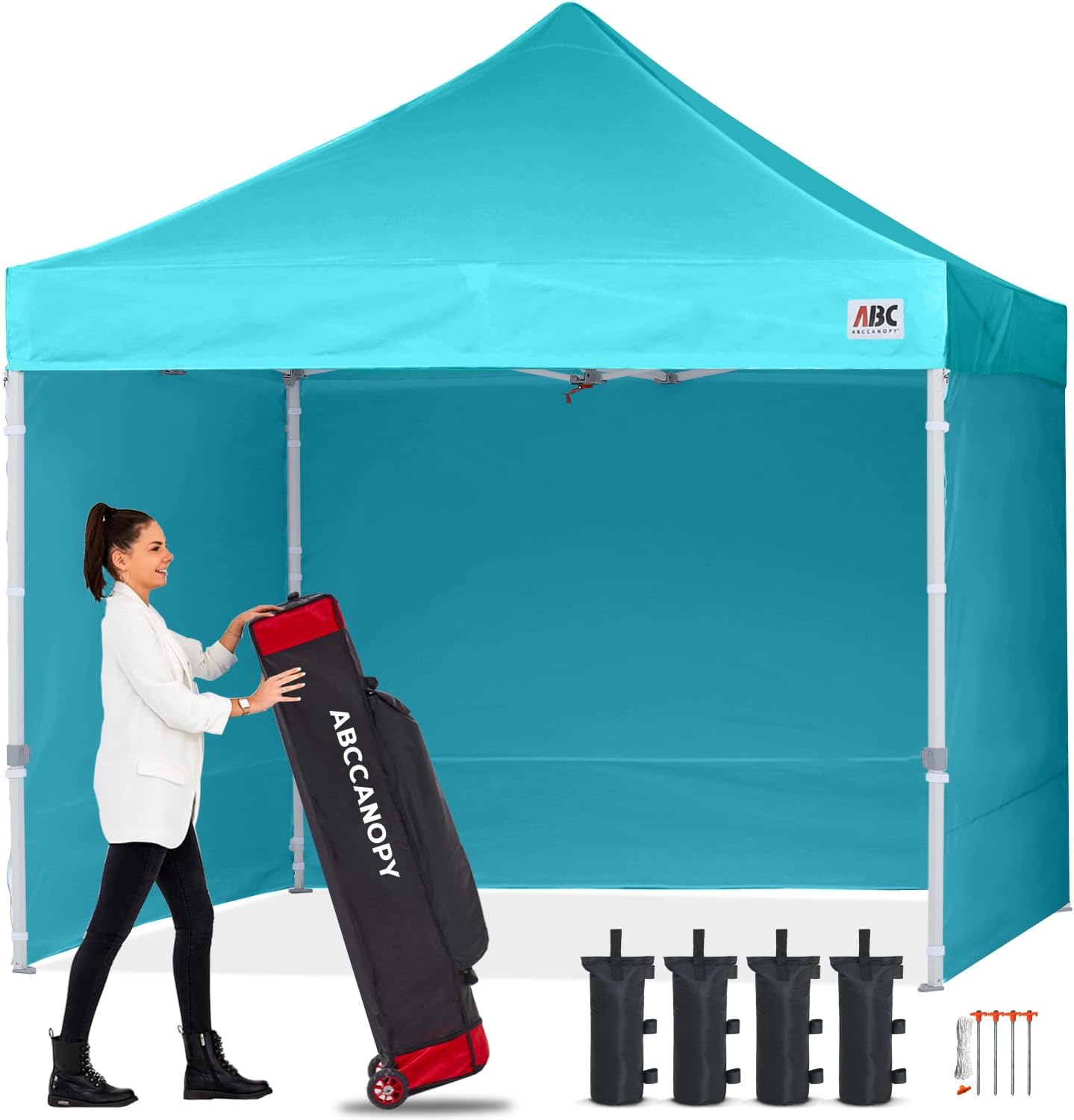 ABCCANOPY S1 Commercial Pop Up 8x8/8x12/8x16 Canopy Tent with Sidewalls