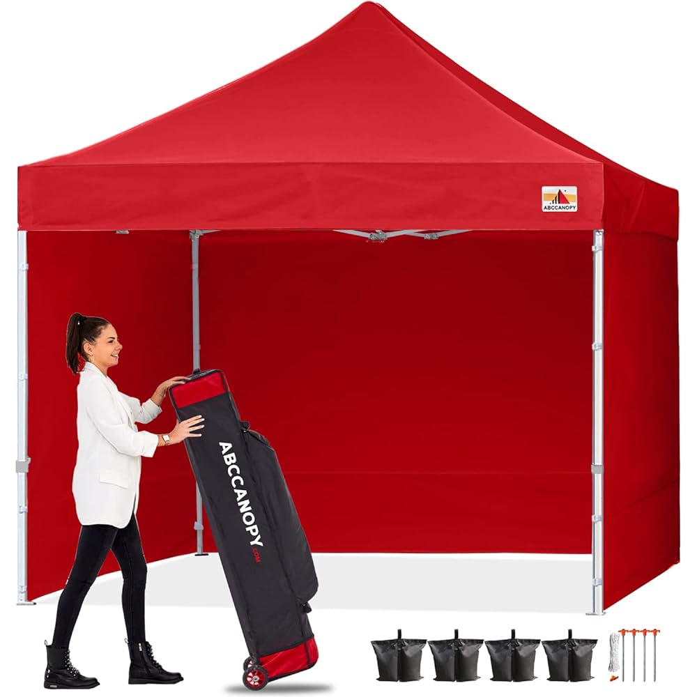 ABCCANOPY S1 Commercial Pop Up 8x8/8x12/8x16 Canopy Tent with Sidewalls