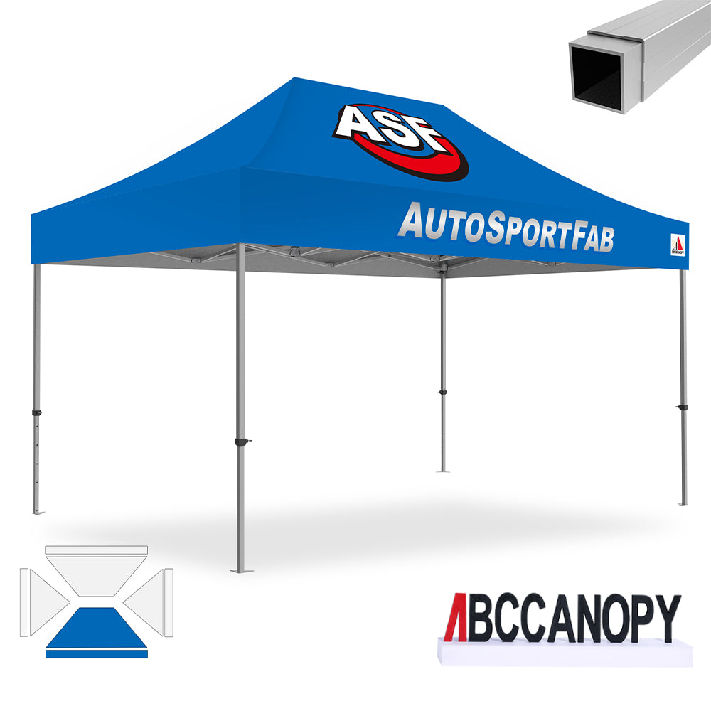 ABCCANOPY Custom Canopy Tent 10x10/10x15/10x20 Aluminum Pop Up Shelter (S3 Professional)