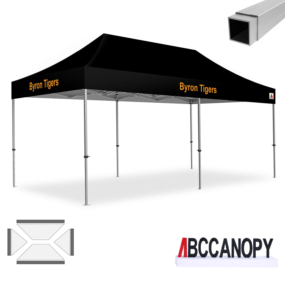 ABCCANOPY Custom Canopy Tent 10x10/10x15/10x20 Aluminum Pop Up Shelter (S3 Professional)