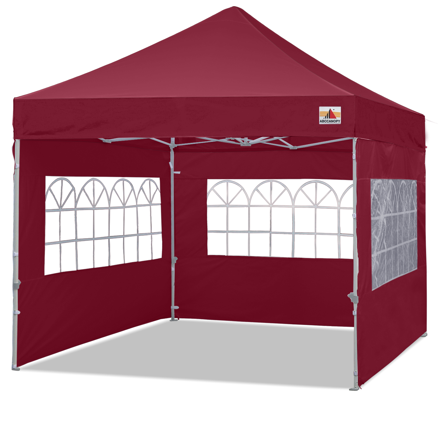 ABCCANOPY Pop up Church Canopy Tent with Window Sidewalls for 8x8, 10x10, 10x15, 10x20 (S1 Commercial)