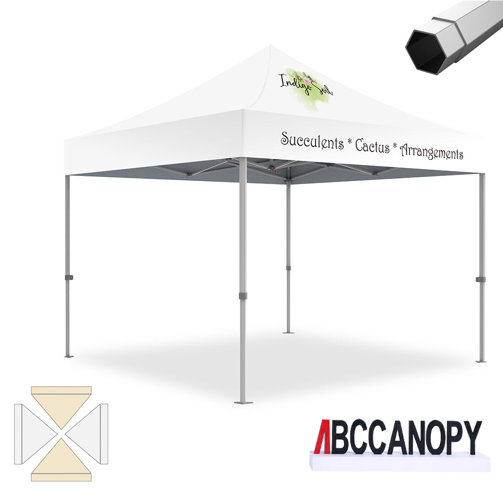 ABCCANOPY Custom Canopy Tent 8x8/10x10/10x15/10x20 Heavy Duty Pop Up Shelter (S2 Premium)