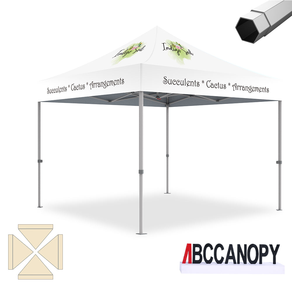 ABCCANOPY Custom Canopy Tent 8x8/10x10/10x15/10x20 Heavy Duty Pop Up Shelter (S2 Premium)