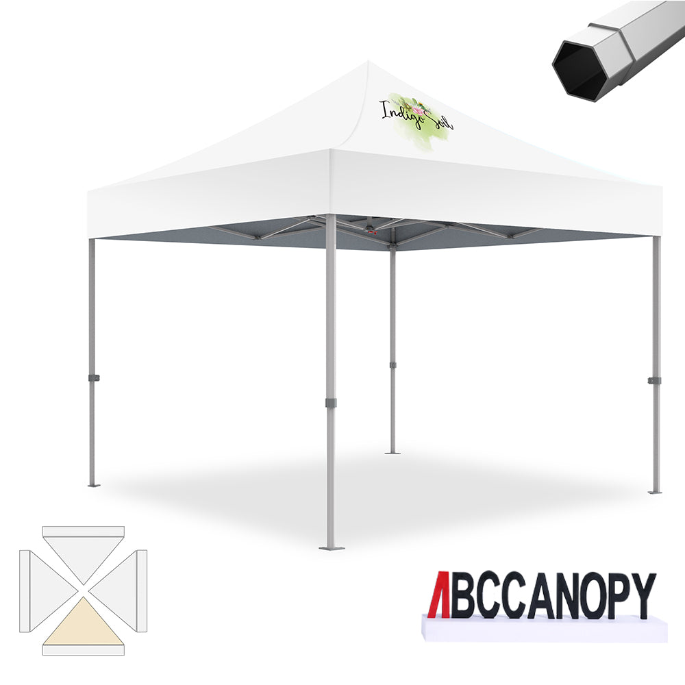 ABCCANOPY Custom Canopy Tent 8x8/10x10/10x15/10x20 Heavy Duty Pop Up Shelter (S2 Premium)