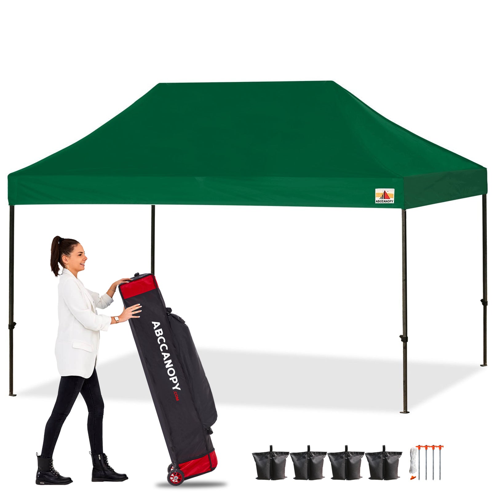 ABCCANOPY S1 Commercial Durable Easy Pop Up Canopy Tent 10x10/10x15/10x20 Instant Shelter