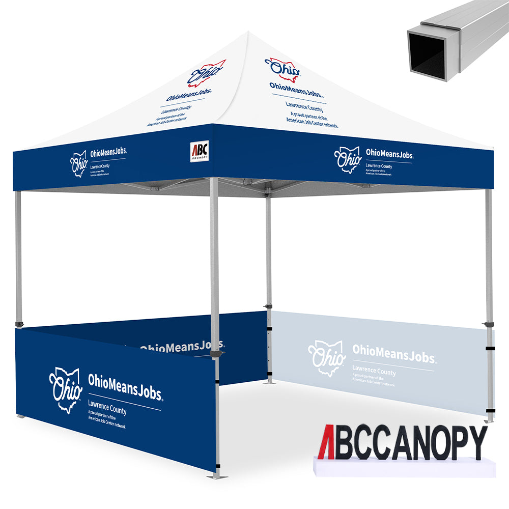 ABCCANOPY S1/S2/S3 Professional Super Duty Aluminum 10x10 Custom Canopy Tent