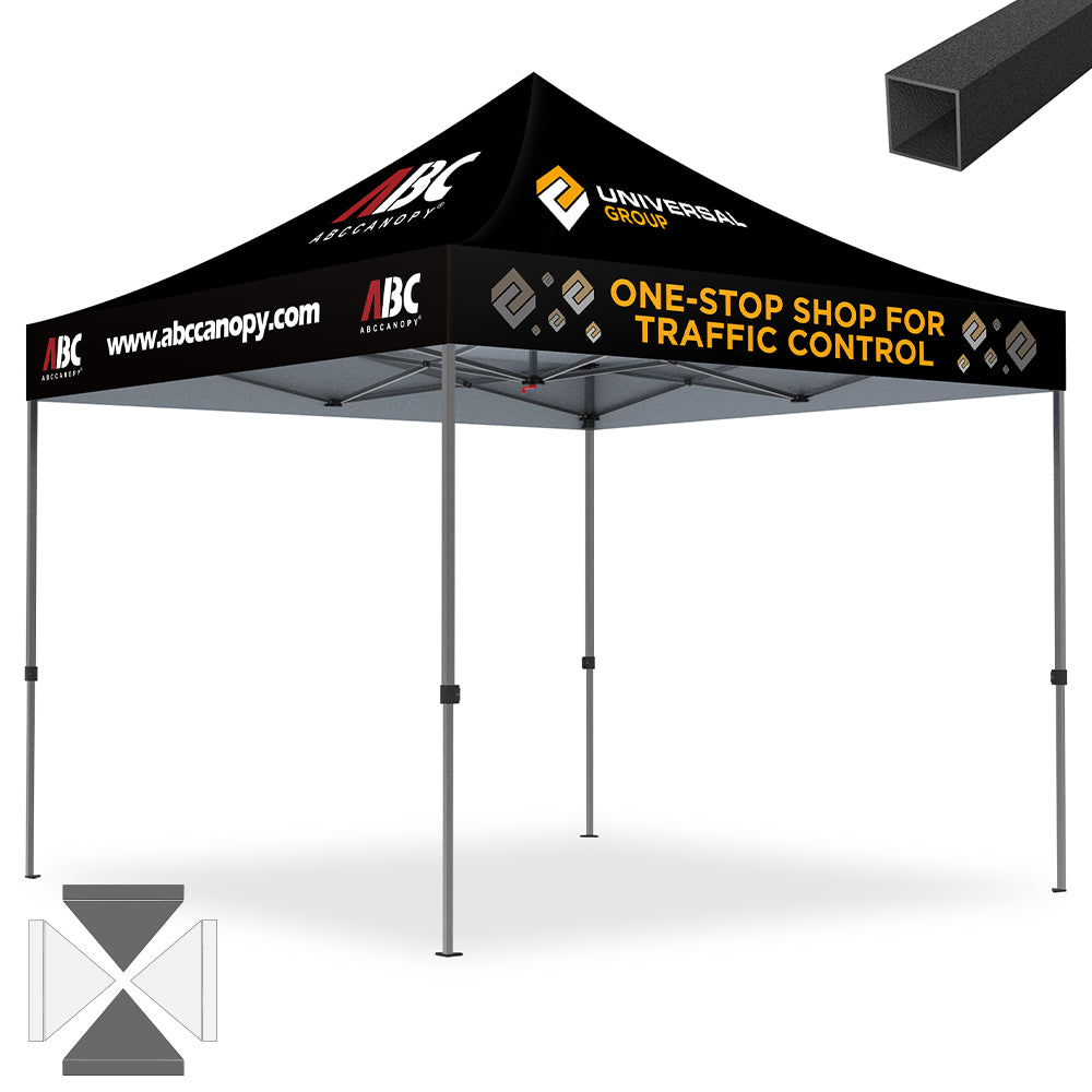 ABCCANOPY Custom Canopy Tent 10x10/10x15/10x20 Brand Union (S1 & S2 Premium)