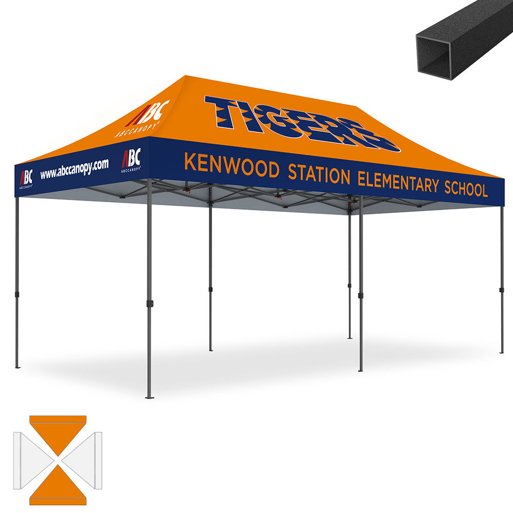 ABCCANOPY Custom Canopy Tent 10x10/10x15/10x20 Brand Union (S1 & S2 Premium)