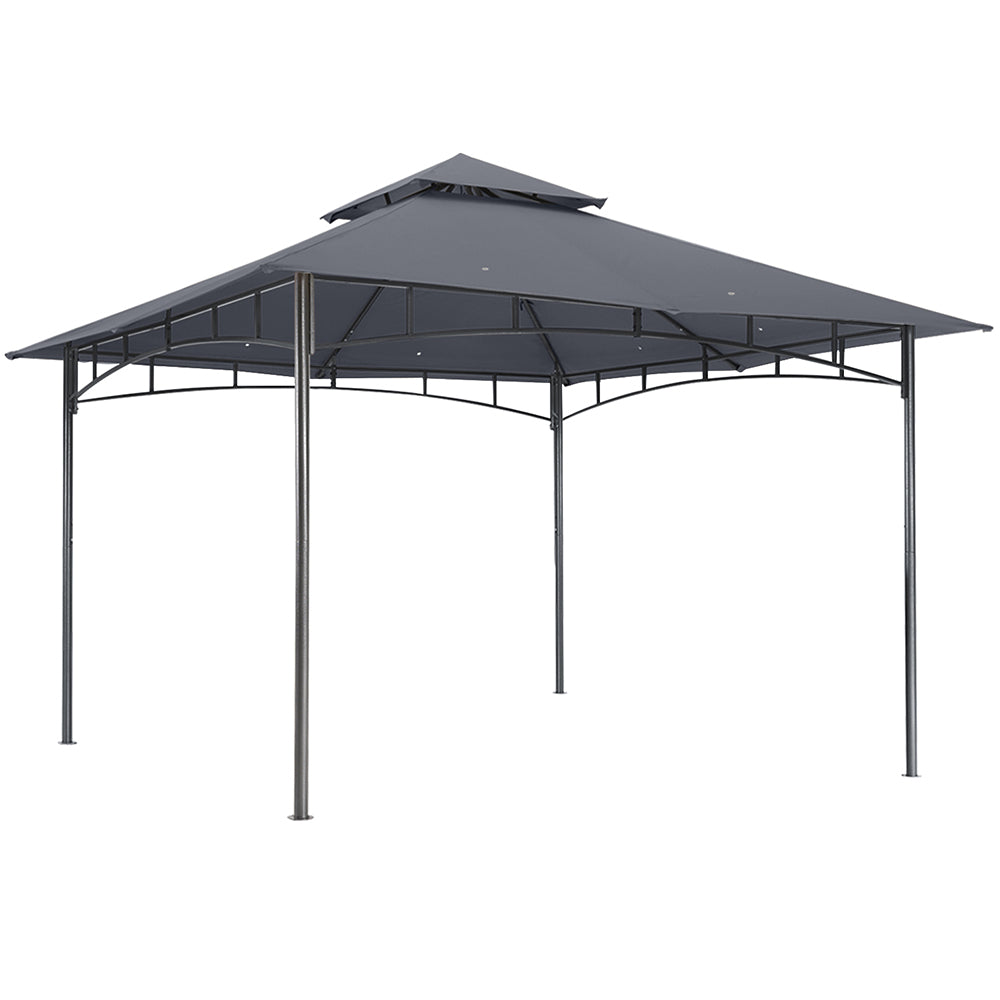 ABCCANOPY Outdoor Double Tier Patio Gazebo 8x8/10x10/10x12 For Garden