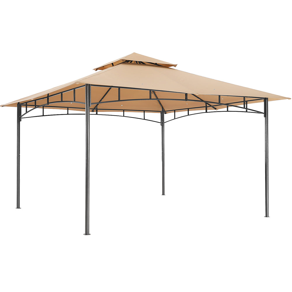 ABCCANOPY Outdoor Double Tier Patio Gazebo 8x8/10x10/10x12 For Garden