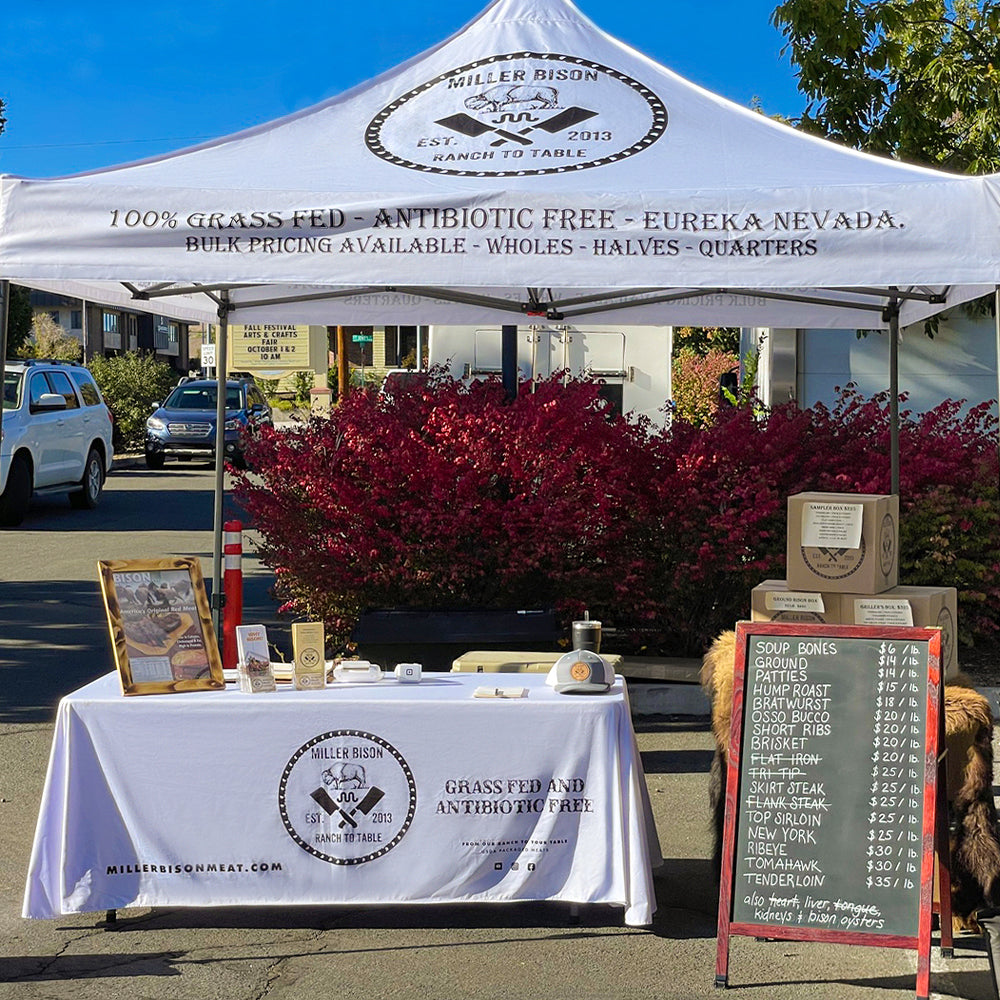 ABCCANOPY Custom Personalized Table Cover with Business Logo Text 4FT/6FT/8FT