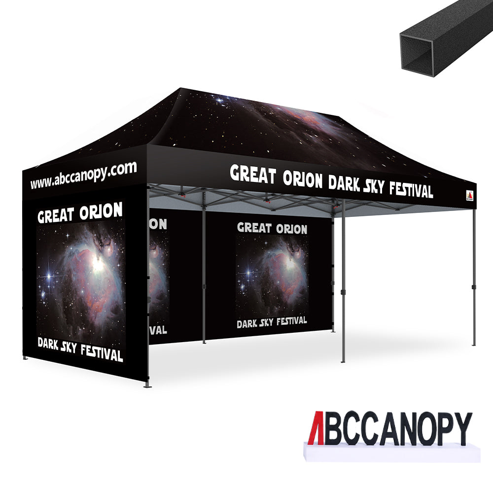 ABCCANOPY Custom Canopy Tent 10x10/10x15/10x20 Pop Up Shelter (S1 Commercial)