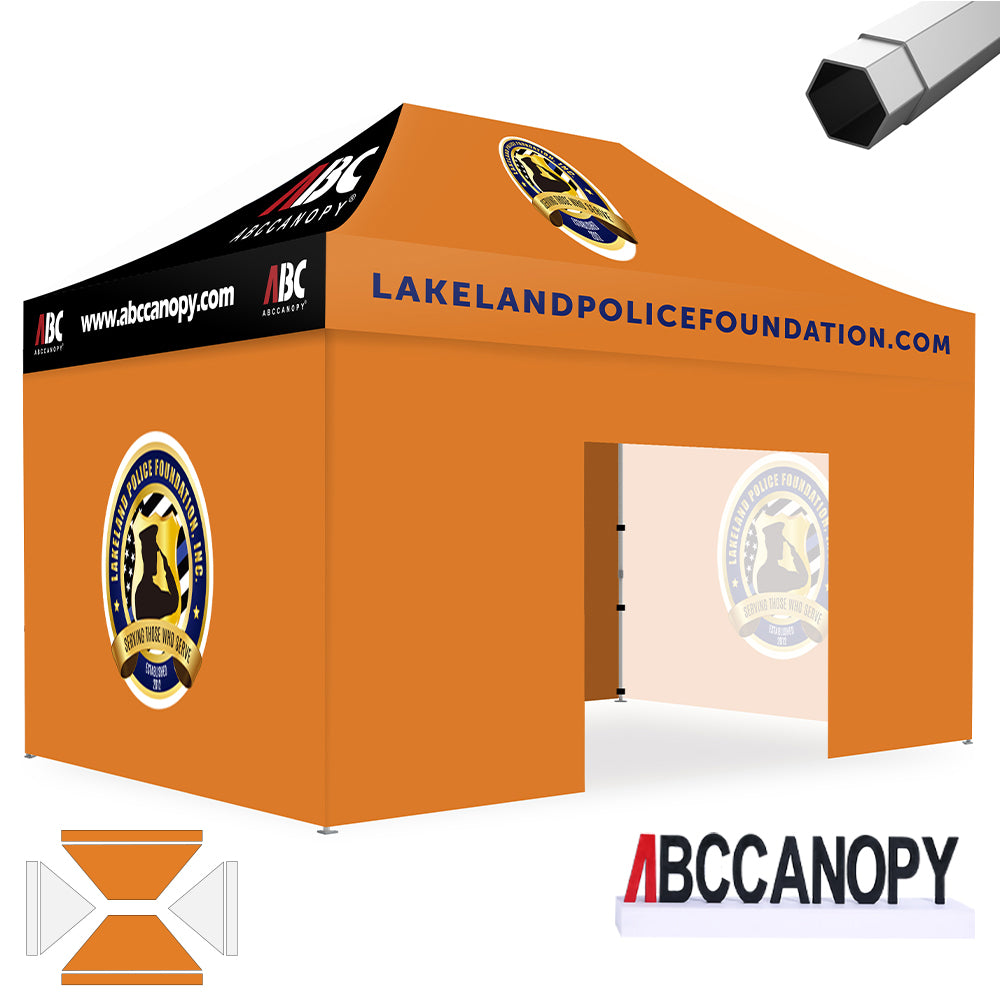 ABCCANOPY Custom Canopy Tent 10x10/10x15/10x20 Brand Union (S1 & S2 Premium)