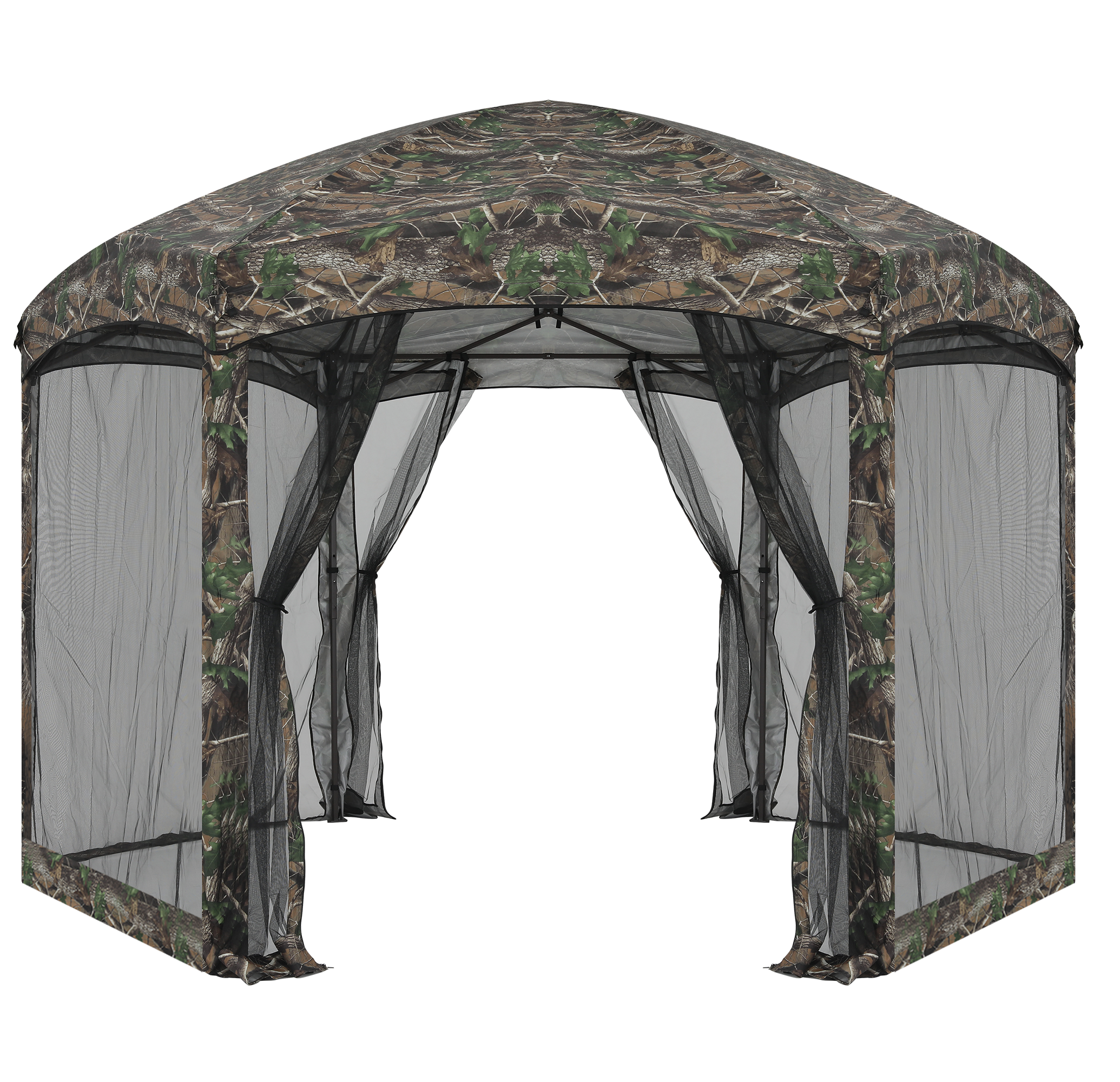 ABCCANOPY 6 Sided Instant Screened Gazebo Outdoor Screen House Room 6x6ft