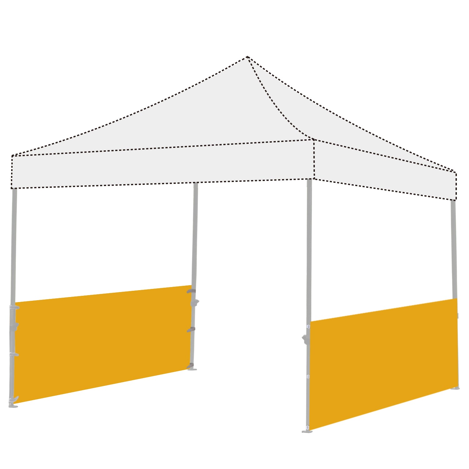 ABCCANOPY Two Half Walls For Pop Up Party Tent Canopy