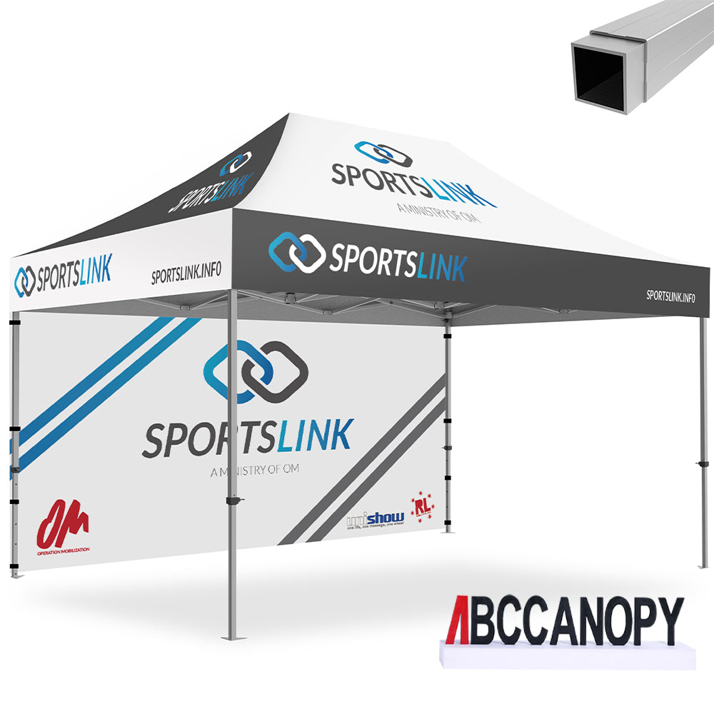 ABCCANOPY Custom Canopy Tent 10x10/10x15/10x20 Aluminum Pop Up Shelter (S3 Professional)