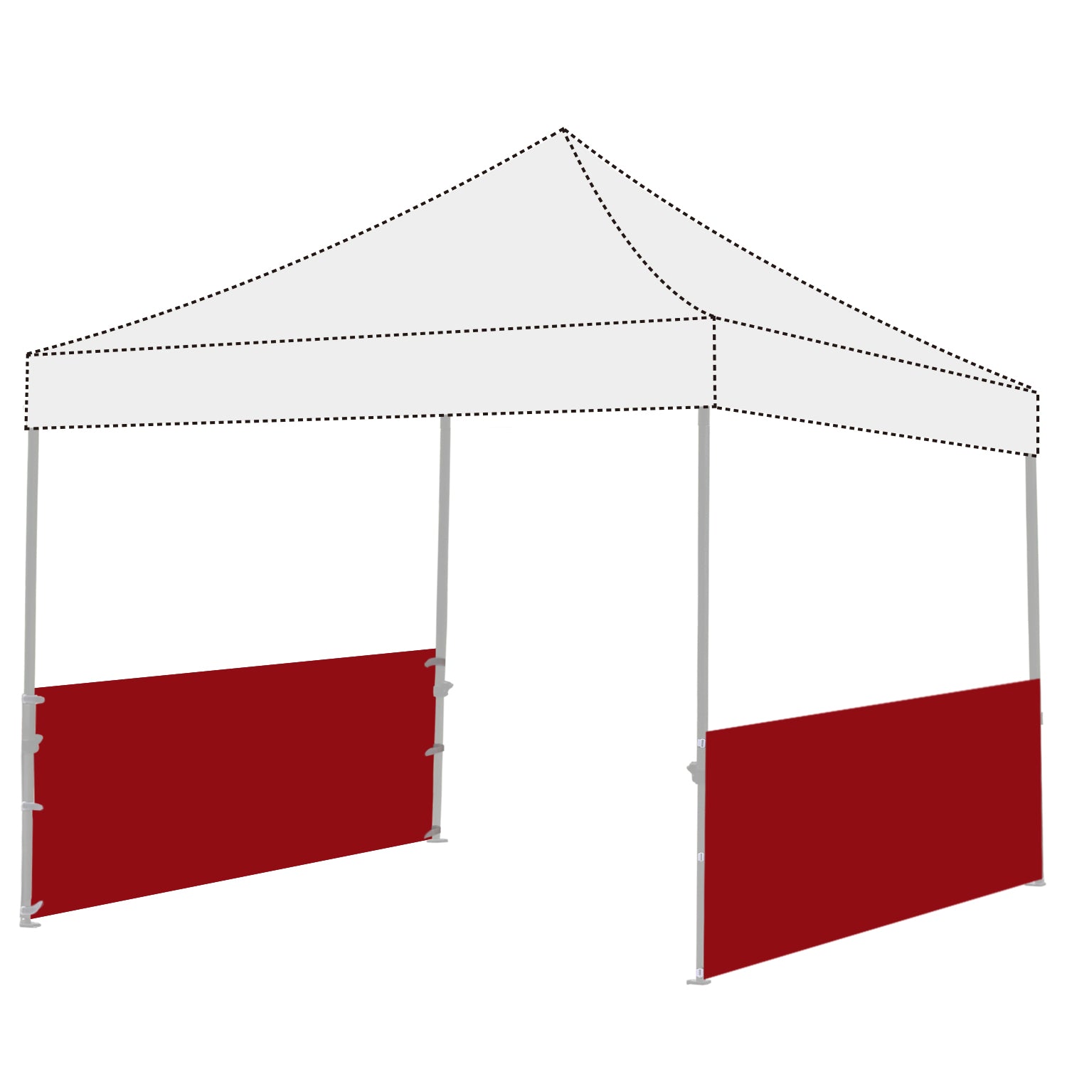 ABCCANOPY Two Half Walls For Pop Up Party Tent Canopy