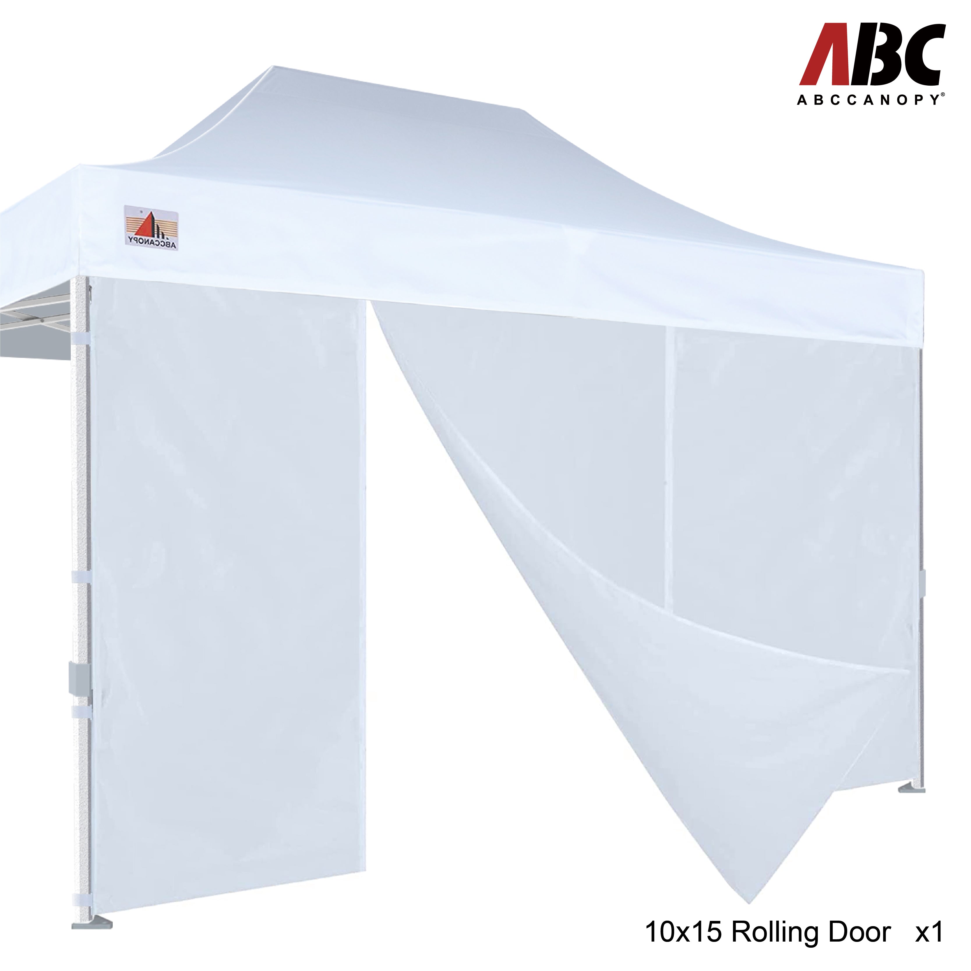 ABCCANOPY Canopy Rolling Door with Zipper8x8/10x10/10x15 (1pc)