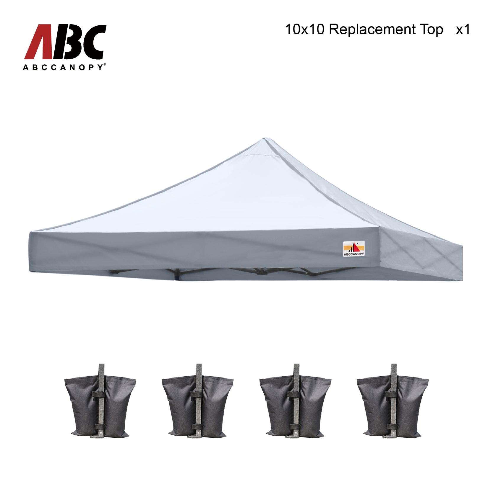 ABCCANOPY Replacement Top Cover for 8x8/10x10/10x15/10x20 Pop Up Canopy