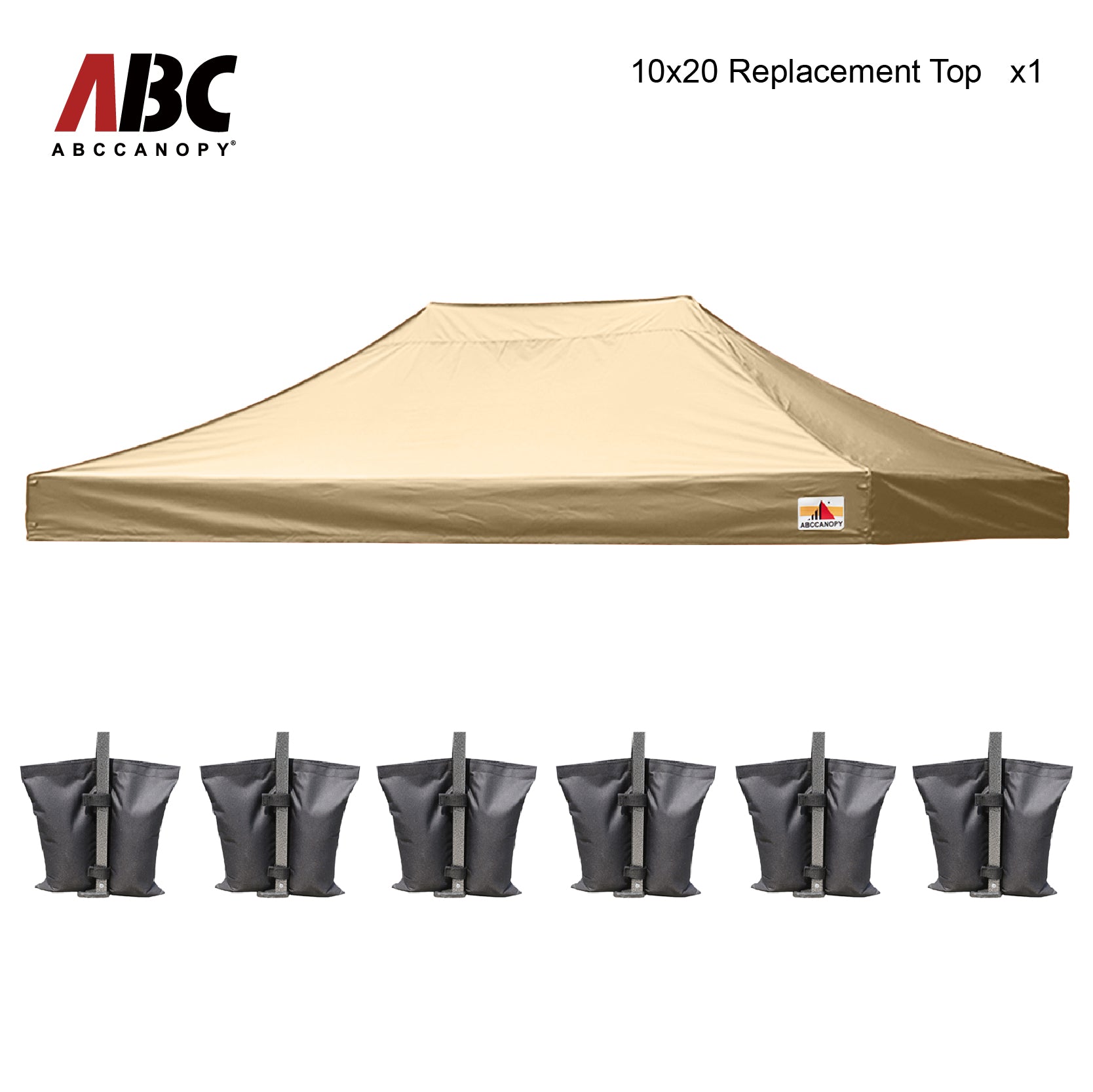 ABCCANOPY Replacement Top Cover for 8x8/10x10/10x15/10x20 Pop Up Canopy