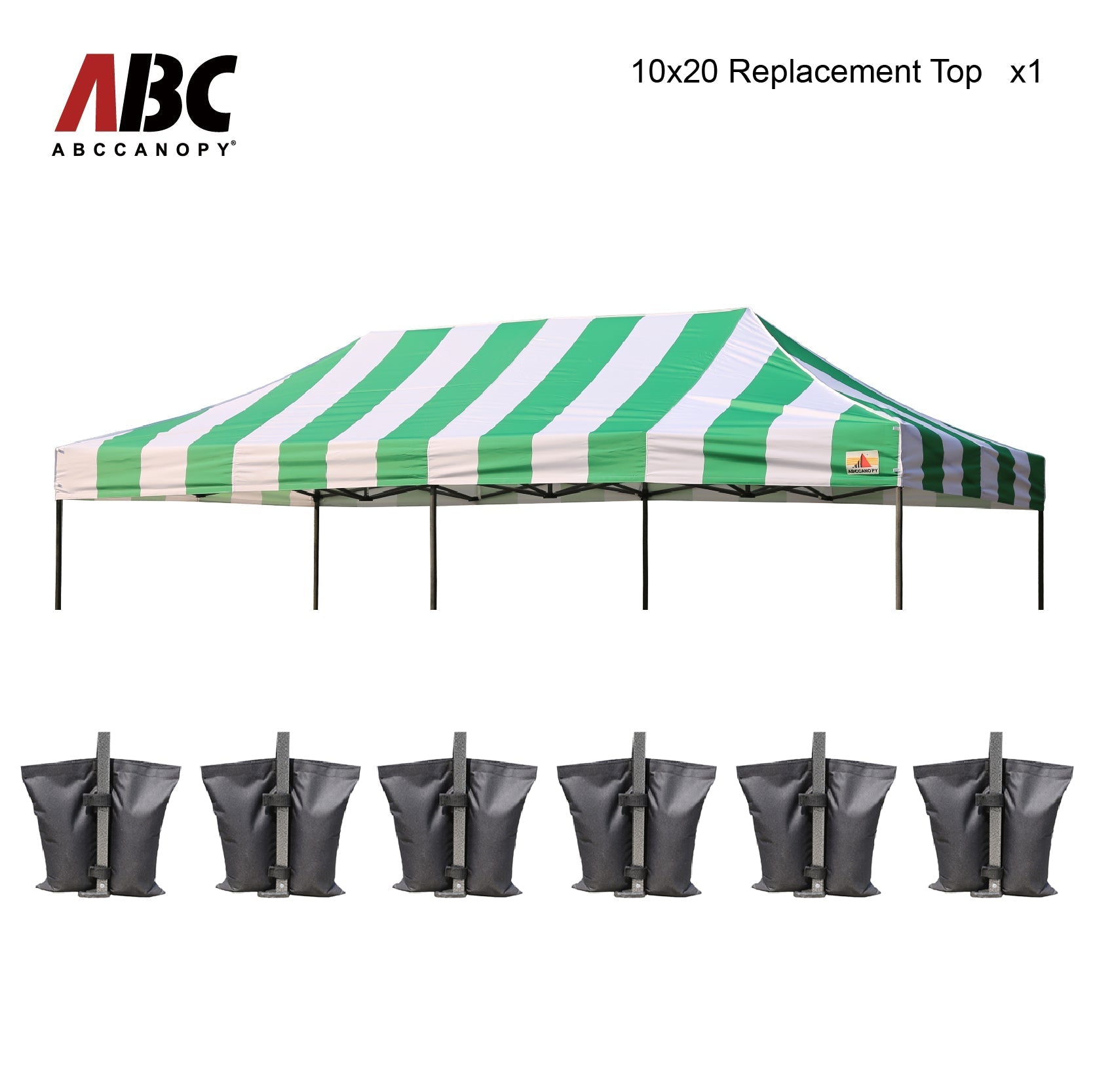 ABCCANOPY Replacement Top Cover for 8x8/10x10/10x15/10x20 Pop Up Canopy