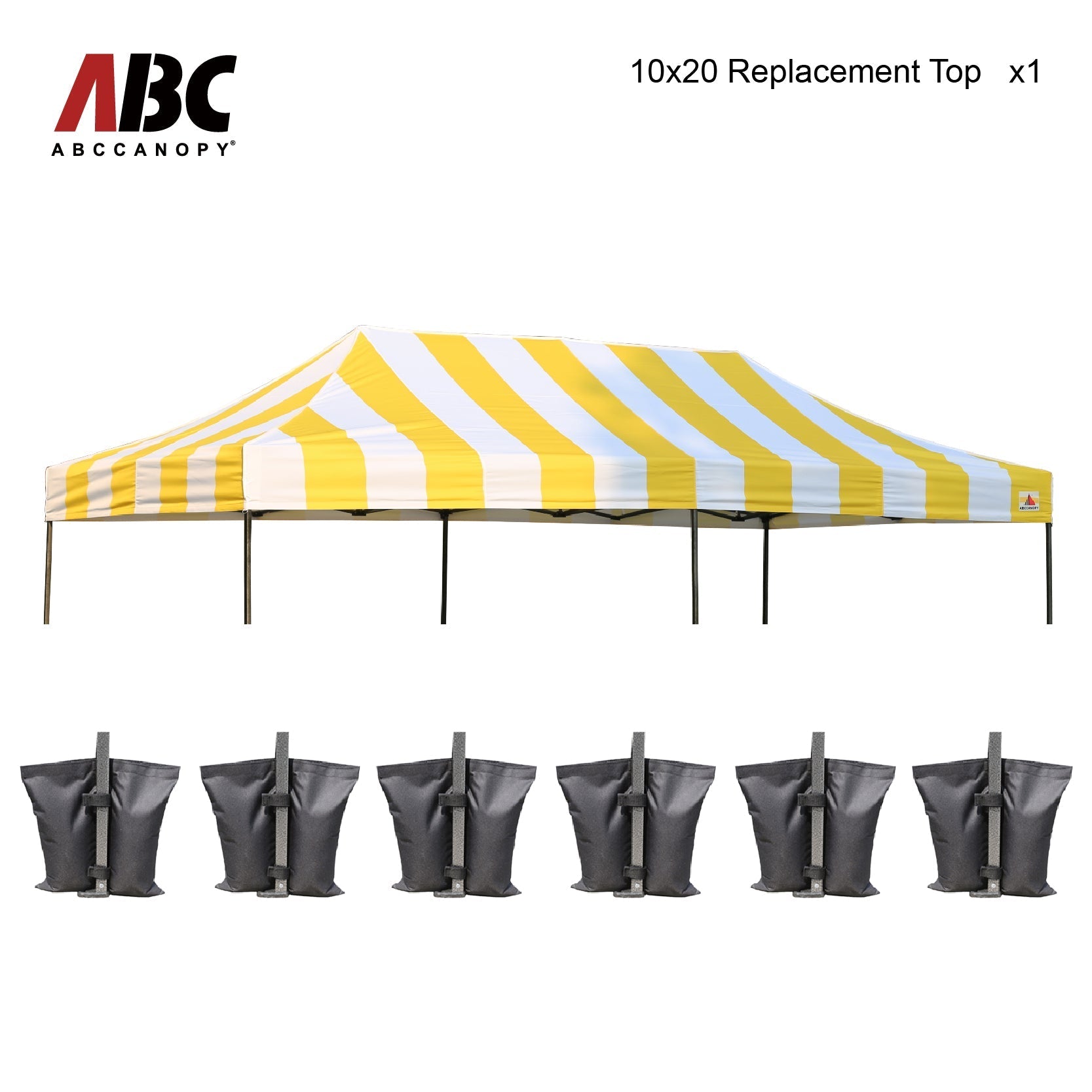 ABCCANOPY Replacement Top Cover for 8x8/10x10/10x15/10x20 Pop Up Canopy