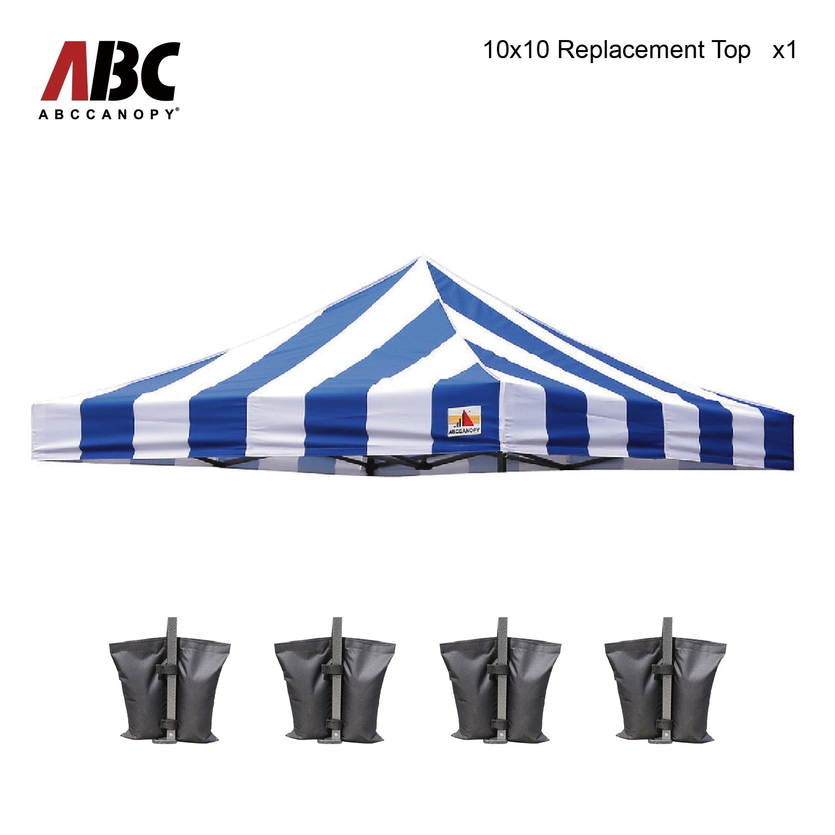 ABCCANOPY Replacement Top Cover for 8x8/10x10/10x15/10x20 Pop Up Canopy