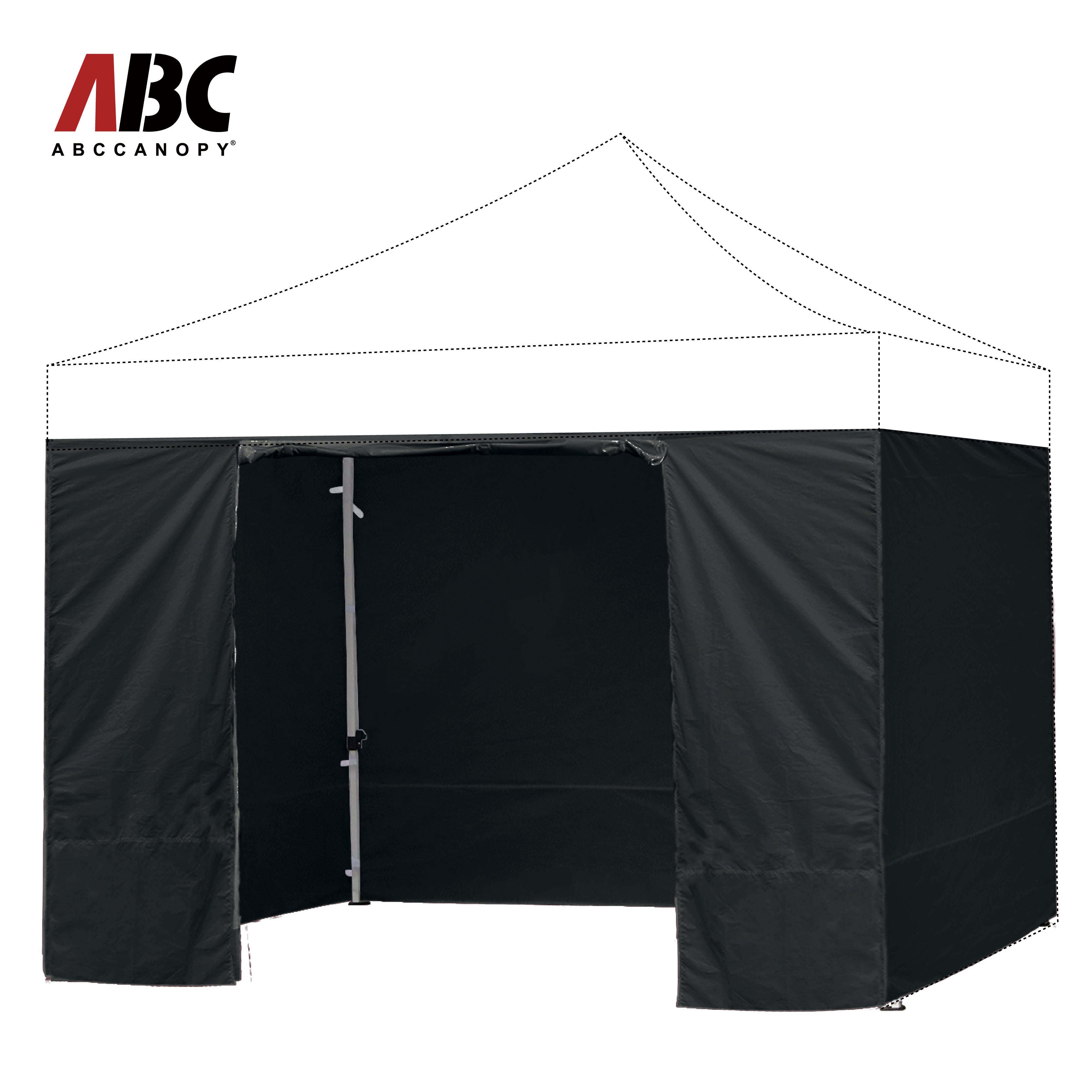 ABCCANOPY Horizontal Velcro Sidewall for 10x10/10x15/10x20 canopy (Overseas)