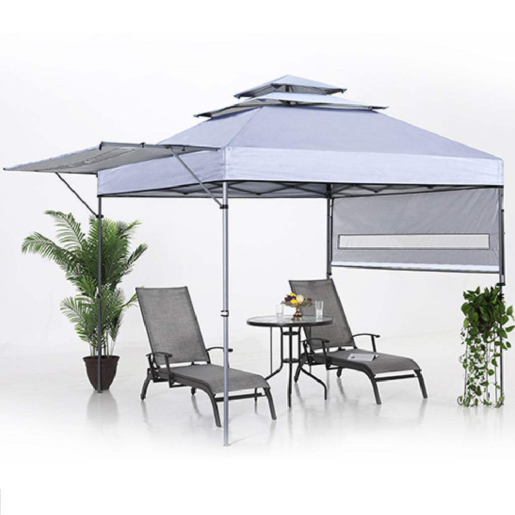 ABCCANOPY 3-Tier Instant 10x17 Canopy with Adjustable Dual Half Awnings