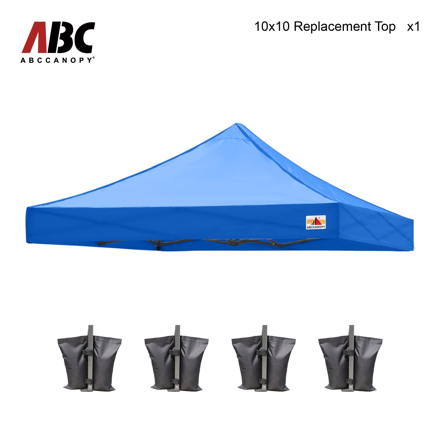 ABCCANOPY Replacement Top Cover for 8x8/10x10/10x15/10x20 Pop Up Canopy