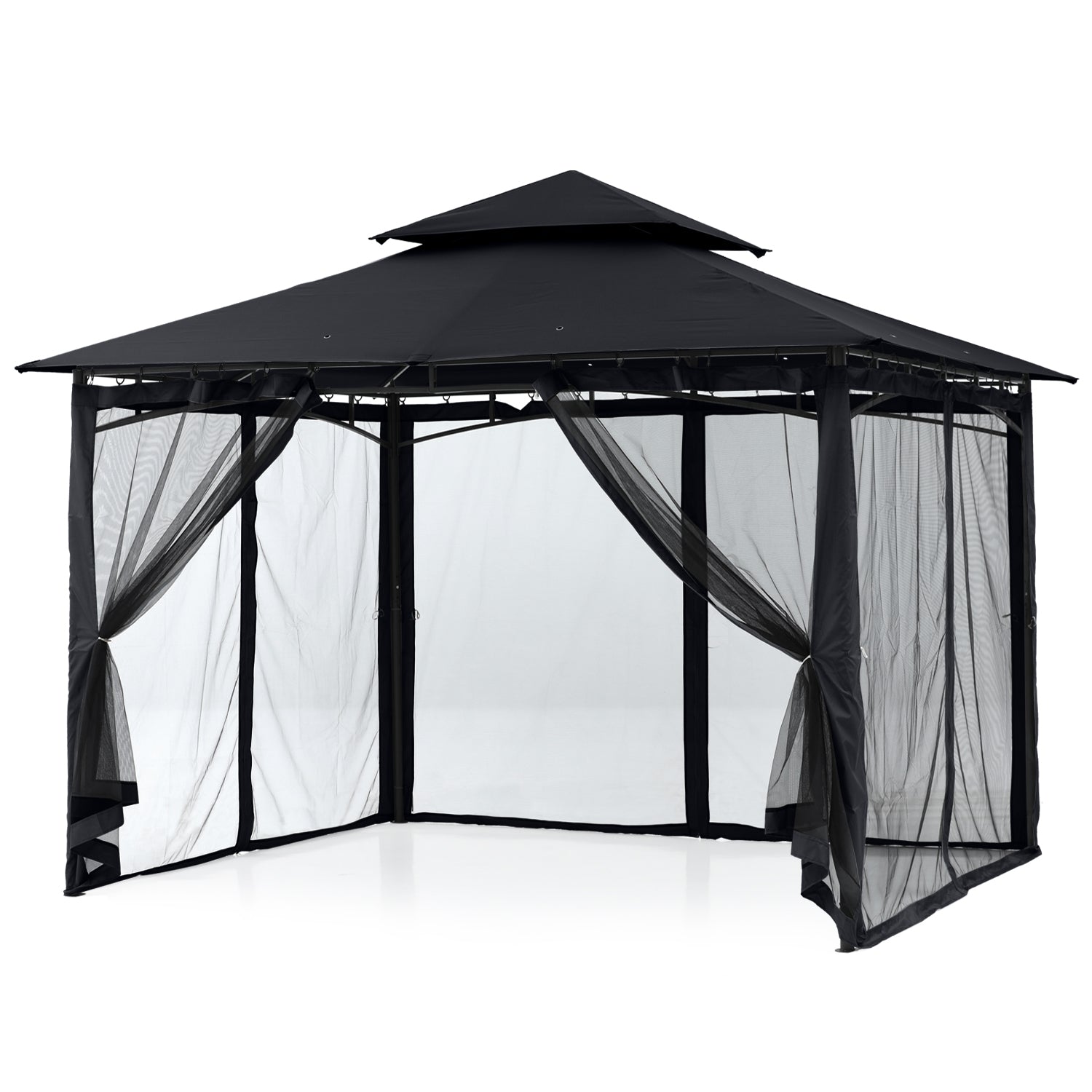 ABCCANOPY Outdoor Sturdy Patio Gazebo 9x9/11x11/10x12 With Mosquito Netting