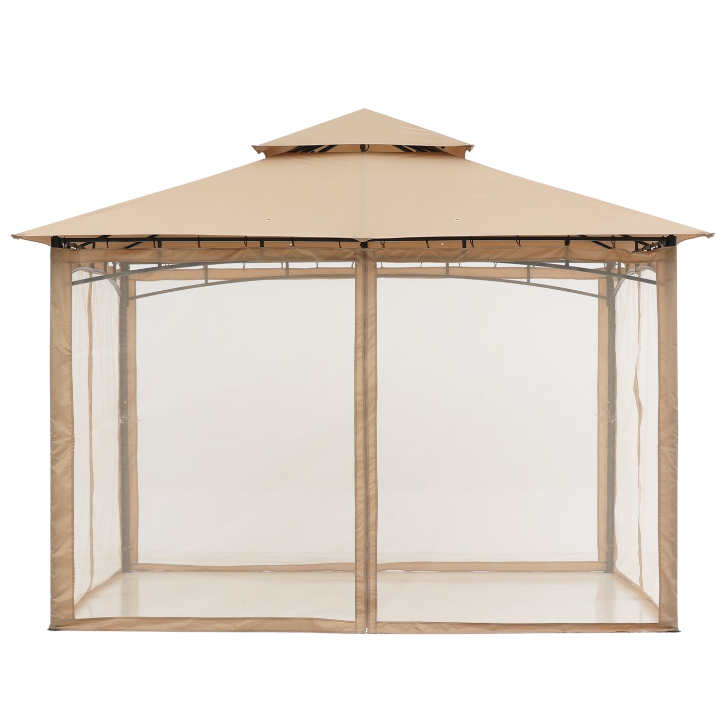 ABCCANOPY Outdoor Sturdy Patio Gazebo 9x9/11x11/10x12 With Mosquito Netting