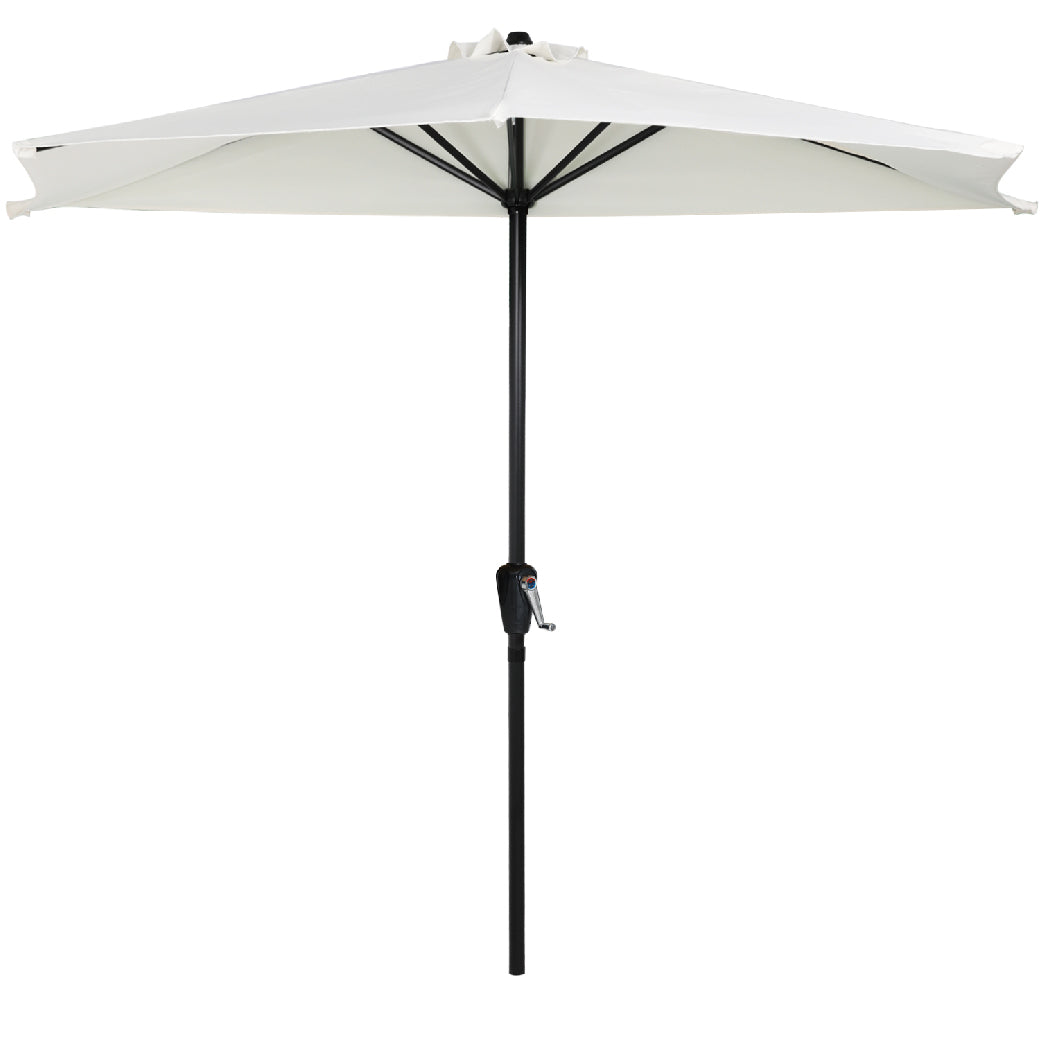 ABCCANOPY Outdoor 9/10/11FT Patio Umbrella Half Round Outdoor Umbrella