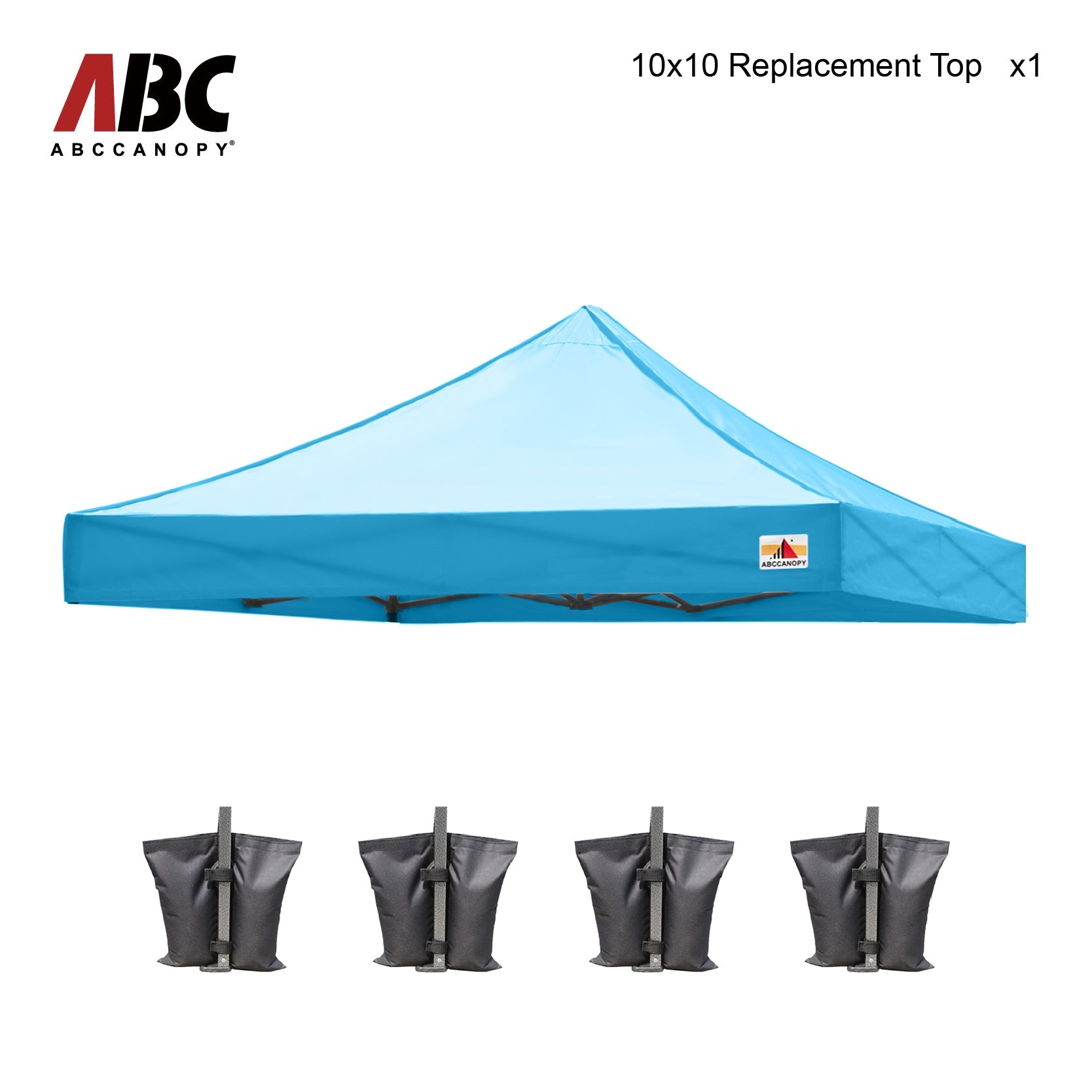 ABCCANOPY Replacement Top Cover for 8x8/10x10/10x15/10x20 Pop Up Canopy