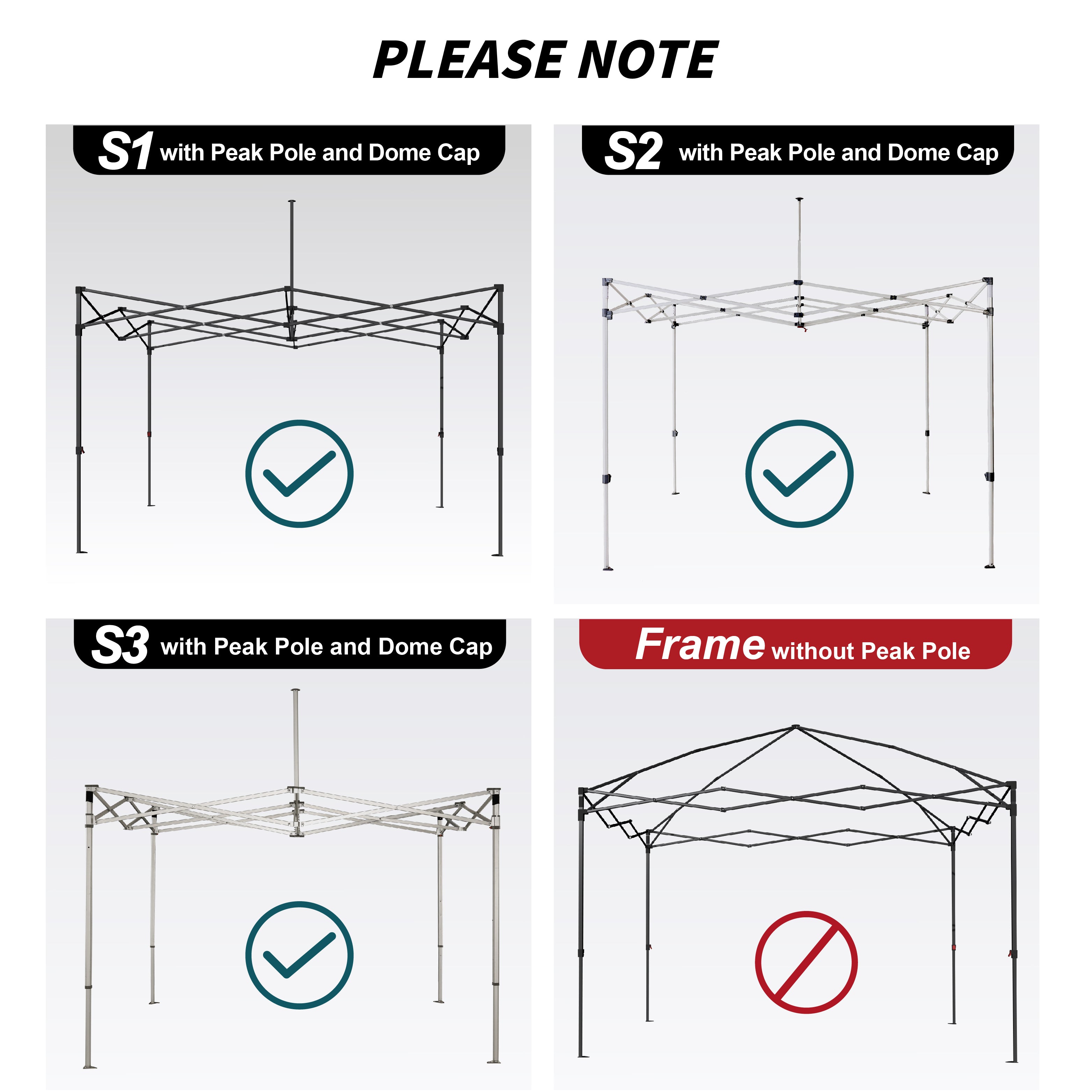 ABCCANOPY Canopy Accessories-Top Link (Overseas)