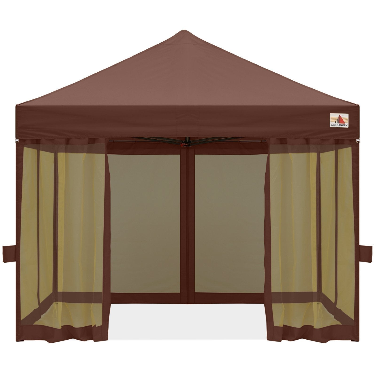 10x10 Pop Up Gazebo Canopy Tent Instant Outdoor Screen House with Netting Walls - ABC-CANOPY