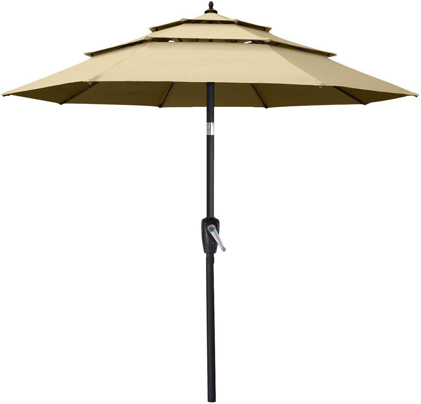 3 Tiers Market Umbrella Patio Umbrella Outdoor Table Umbrella - ABC-CANOPY