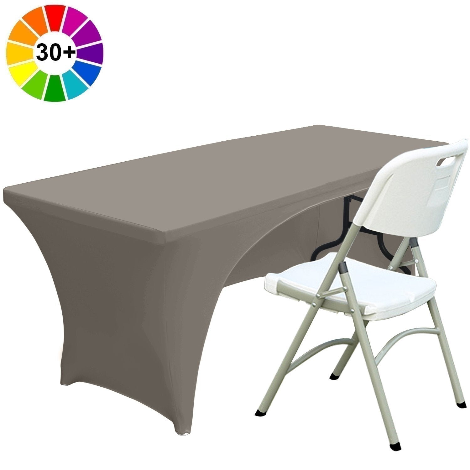 Spandex Table Cover Fitted Polyester Tablecloth - ABC-CANOPY