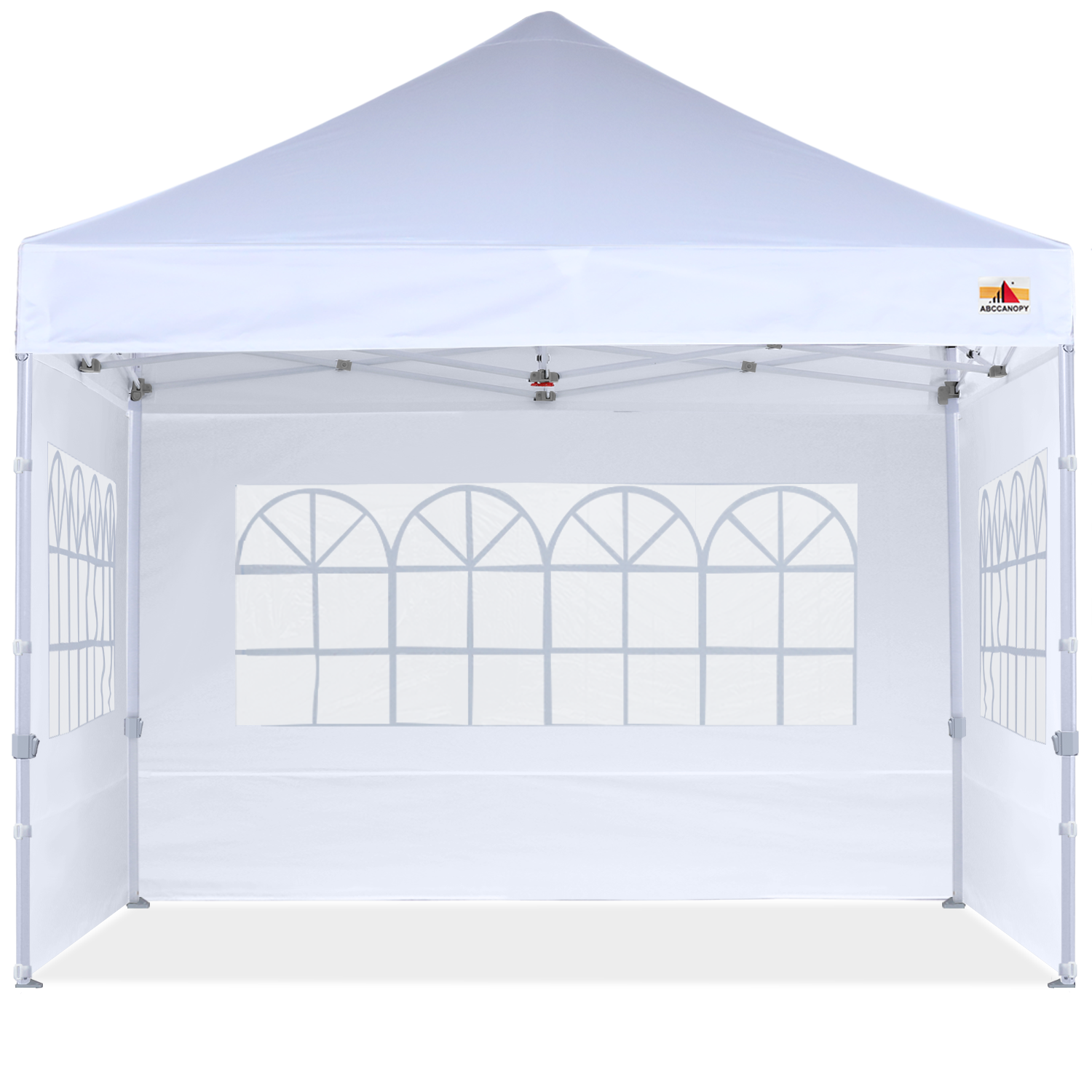 ABCCANOPY Pop up Church Canopy Tent with Window Sidewalls for 8x8, 10x10, 10x15, 10x20 (S1 Commercial)