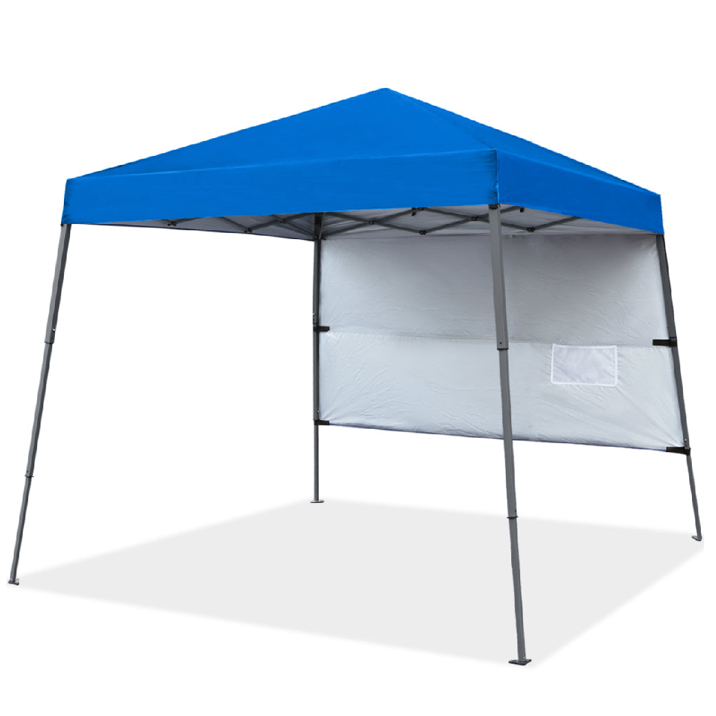 ABCCANOPY Outdoor Slant Beach Camping 10x10/8x8 Canopy Tent With 1 Sun Wall