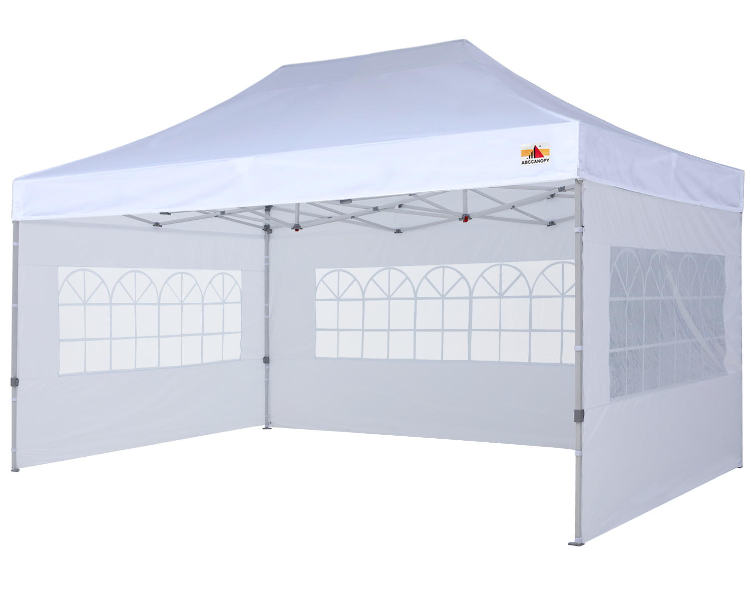 ABCCANOPY Pop up Church Canopy Tent with Window Sidewalls for 8x8, 10x10, 10x15, 10x20 (S1 Commercial)