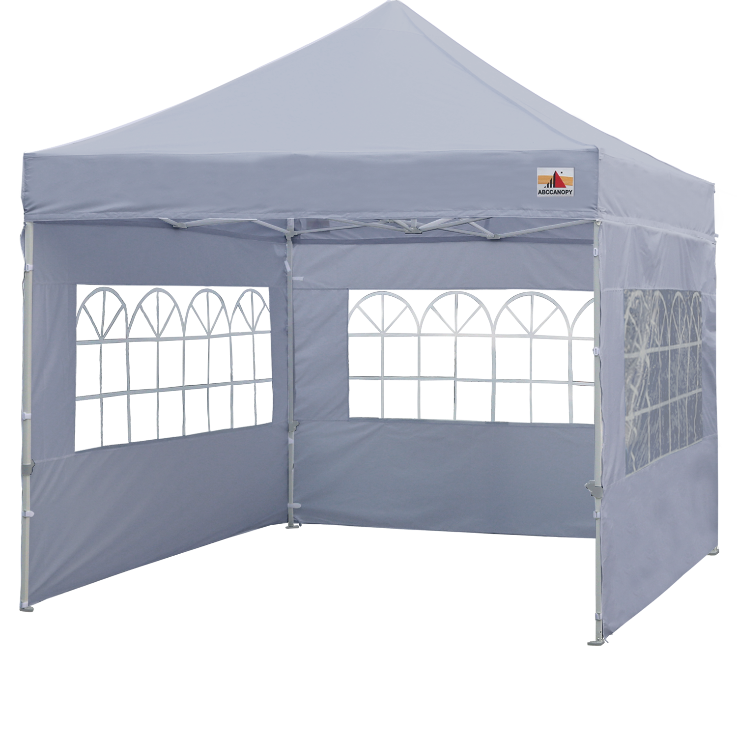 ABCCANOPY Pop up Church Canopy Tent with Window Sidewalls for 8x8, 10x10, 10x15, 10x20 (S1 Commercial)