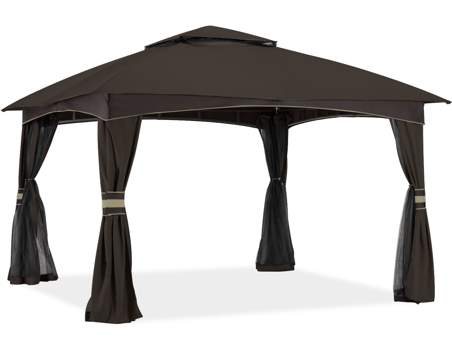 Patio Garden Gazebo with Mosquito Netting+Double Soft-top - ABC-CANOPY