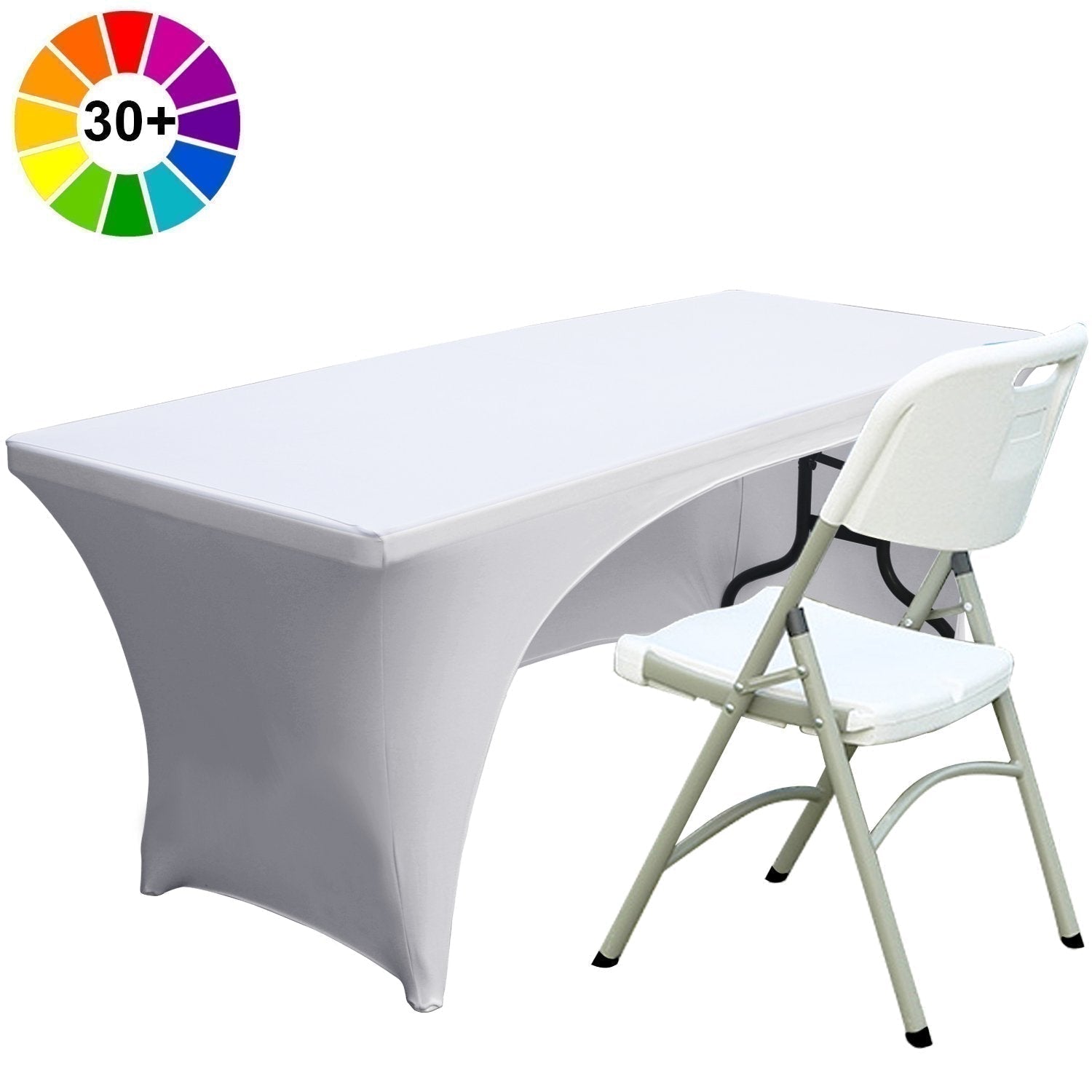 Spandex Table Cover Fitted Polyester Tablecloth - ABC-CANOPY