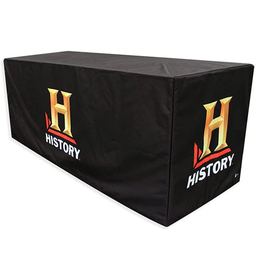 ABCCANOPY Custom Personalized Table Cover with Business Logo Text 4FT/6FT/8FT