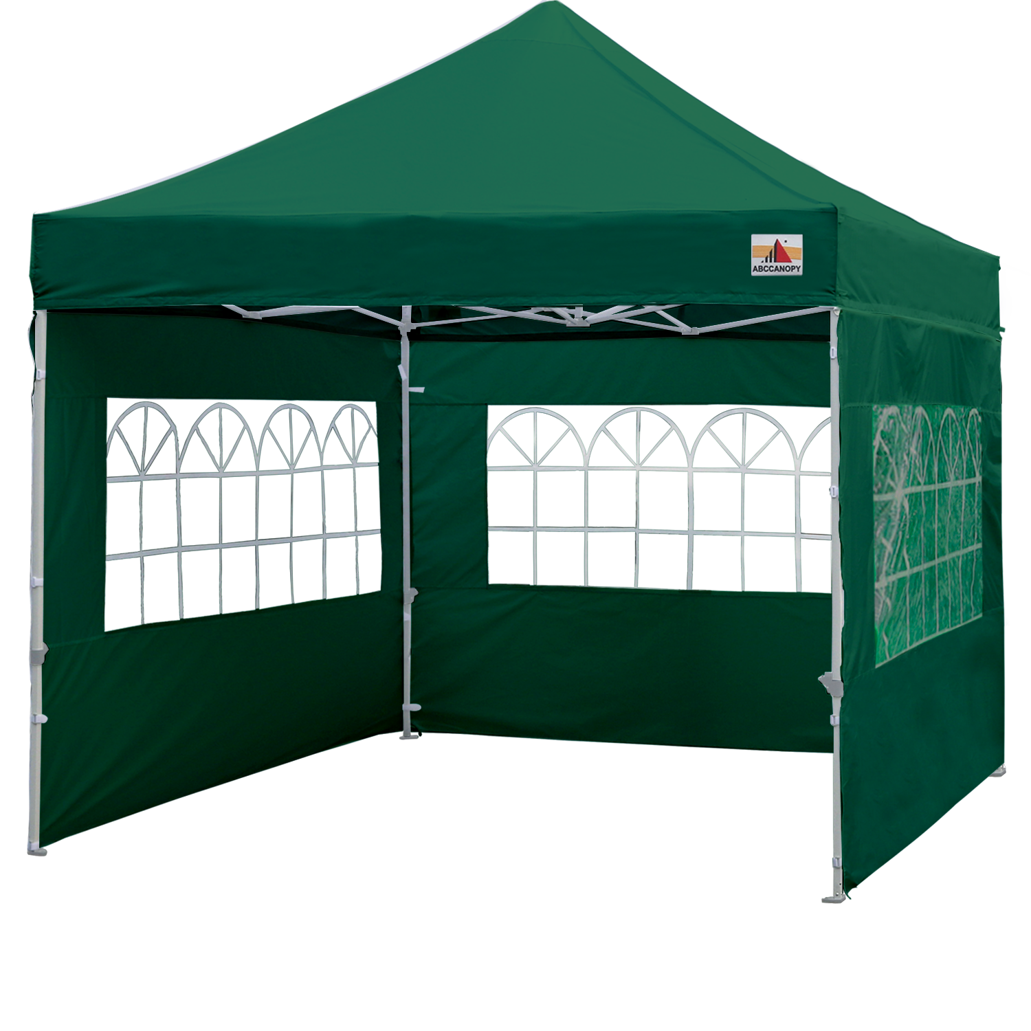 ABCCANOPY Pop up Church Canopy Tent with Window Sidewalls for 8x8, 10x10, 10x15, 10x20 (S1 Commercial)