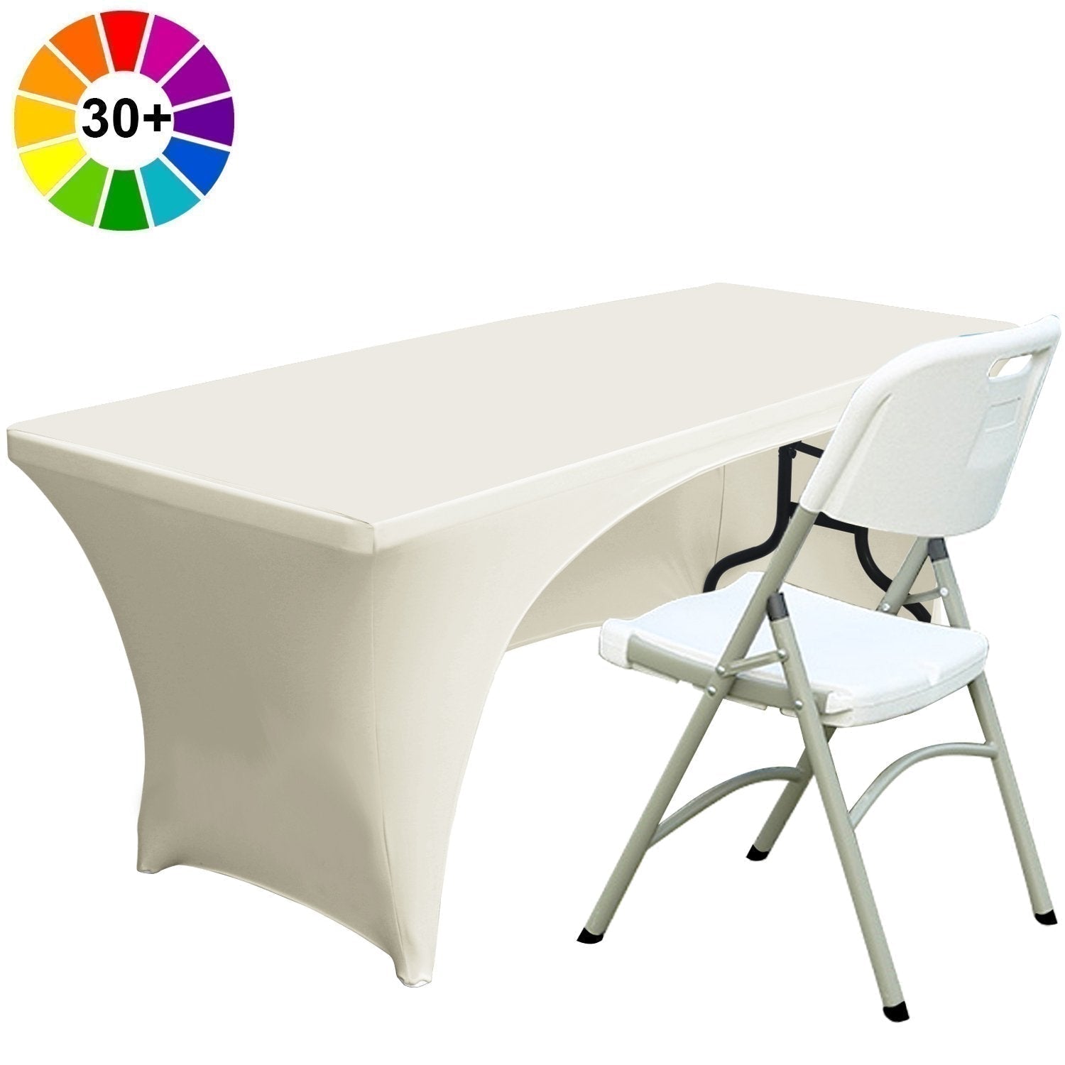 Spandex Table Cover Fitted Polyester Tablecloth - ABC-CANOPY